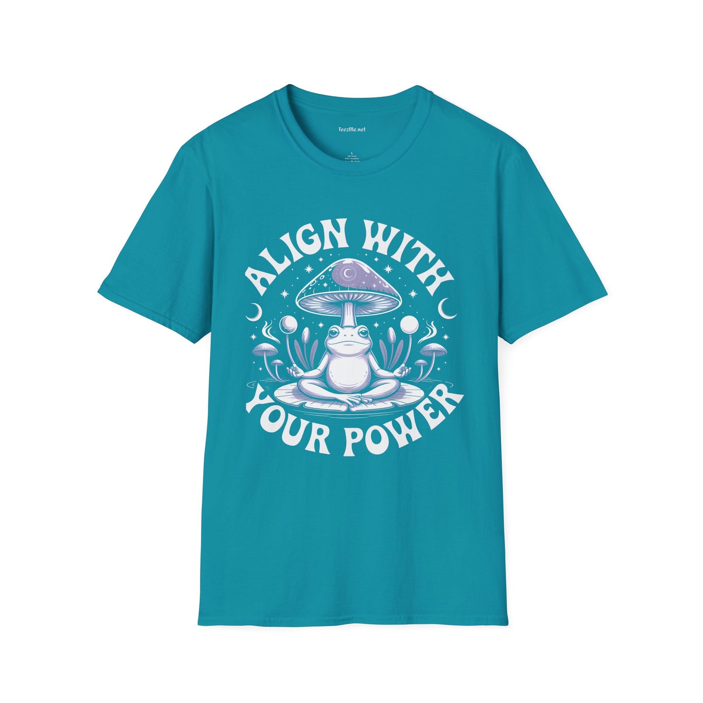 Align With Your Power Frog 01 Unisex Softstyle T-Shirt 100% Cotton
