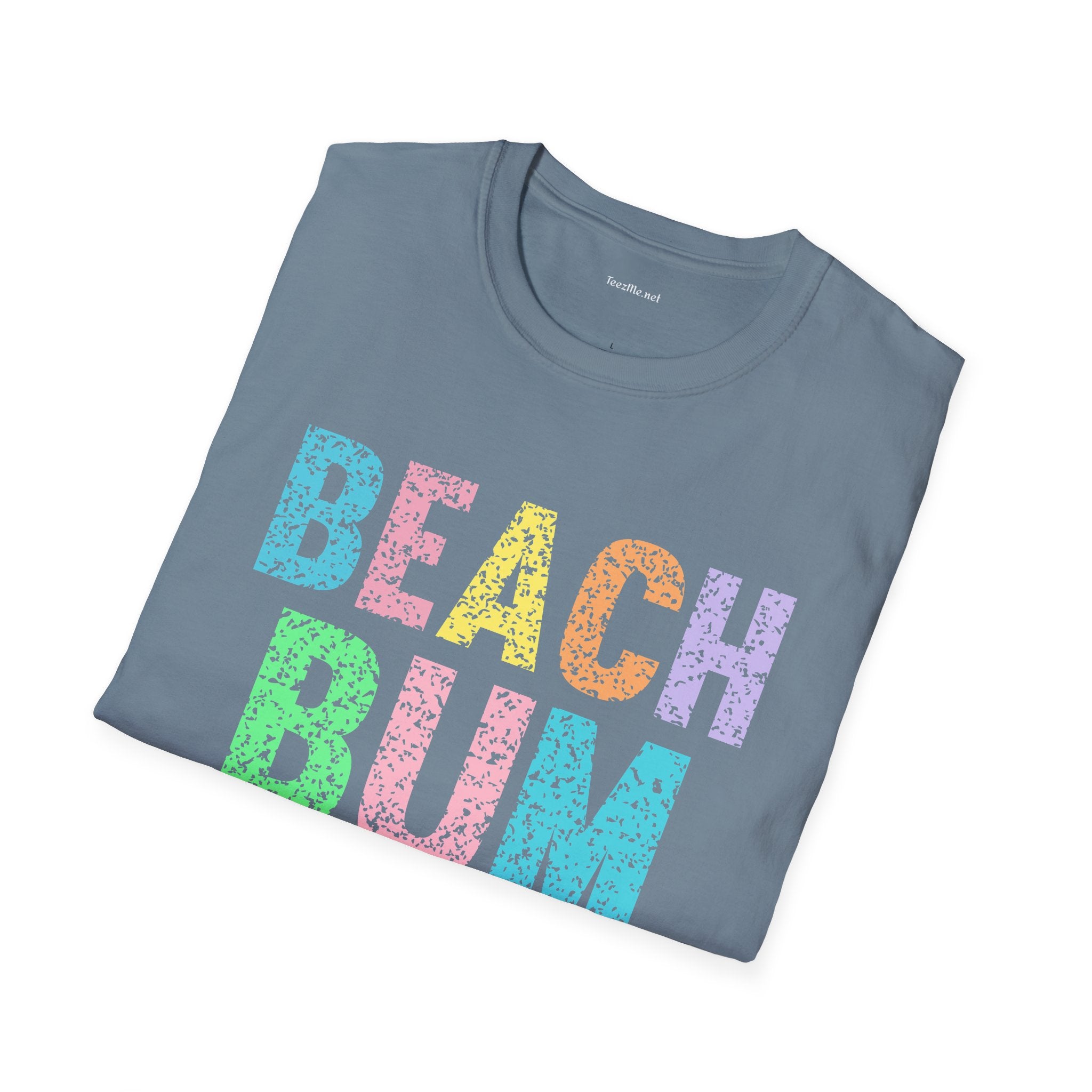 Beach Bum - Unisex Softstyle T-Shirt 100% Cotton Graphic