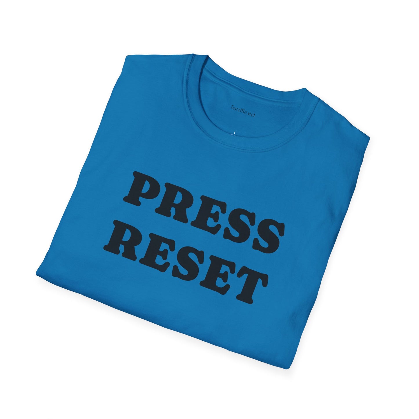 Press Reset - Unisex Softstyle T-Shirt 100% Cotton Graphic