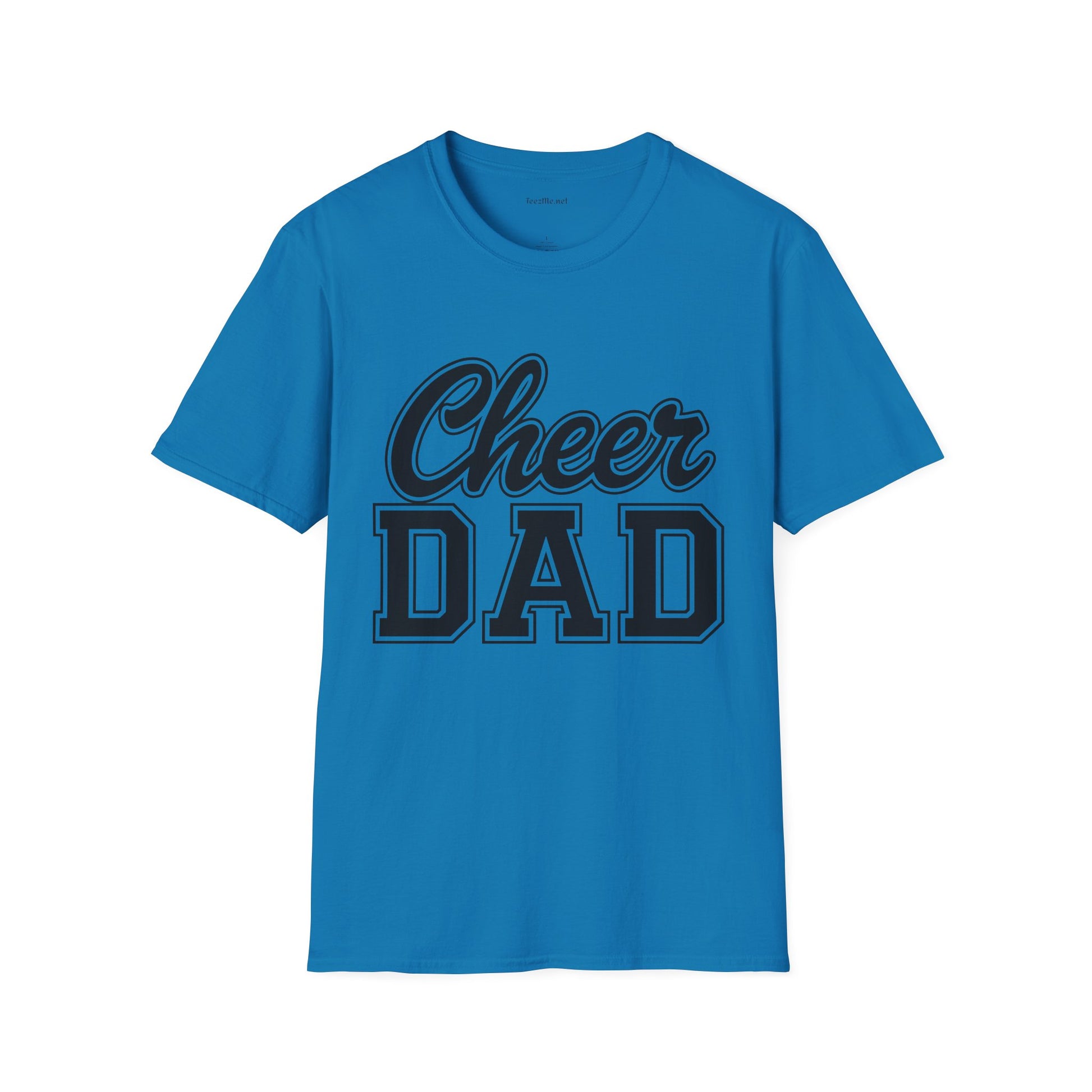 Cheer Dad Unisex Soft Style T-Shirt 100% Cotton Graphic