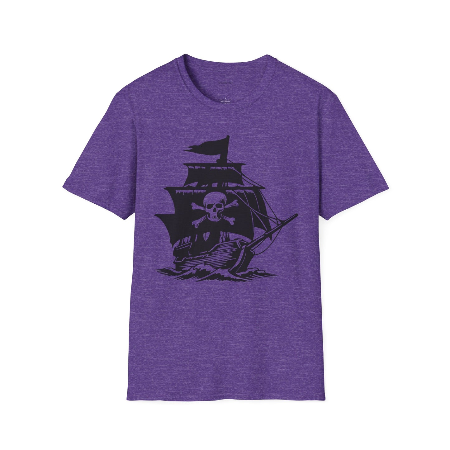 Pirate Ship  - Unisex Softstyle T-Shirt 100% Cotton Graphic