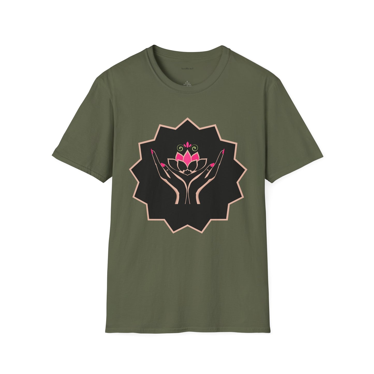 Pink Lotus - Unisex Softstyle T-Shirt 100% Cotton Graphic