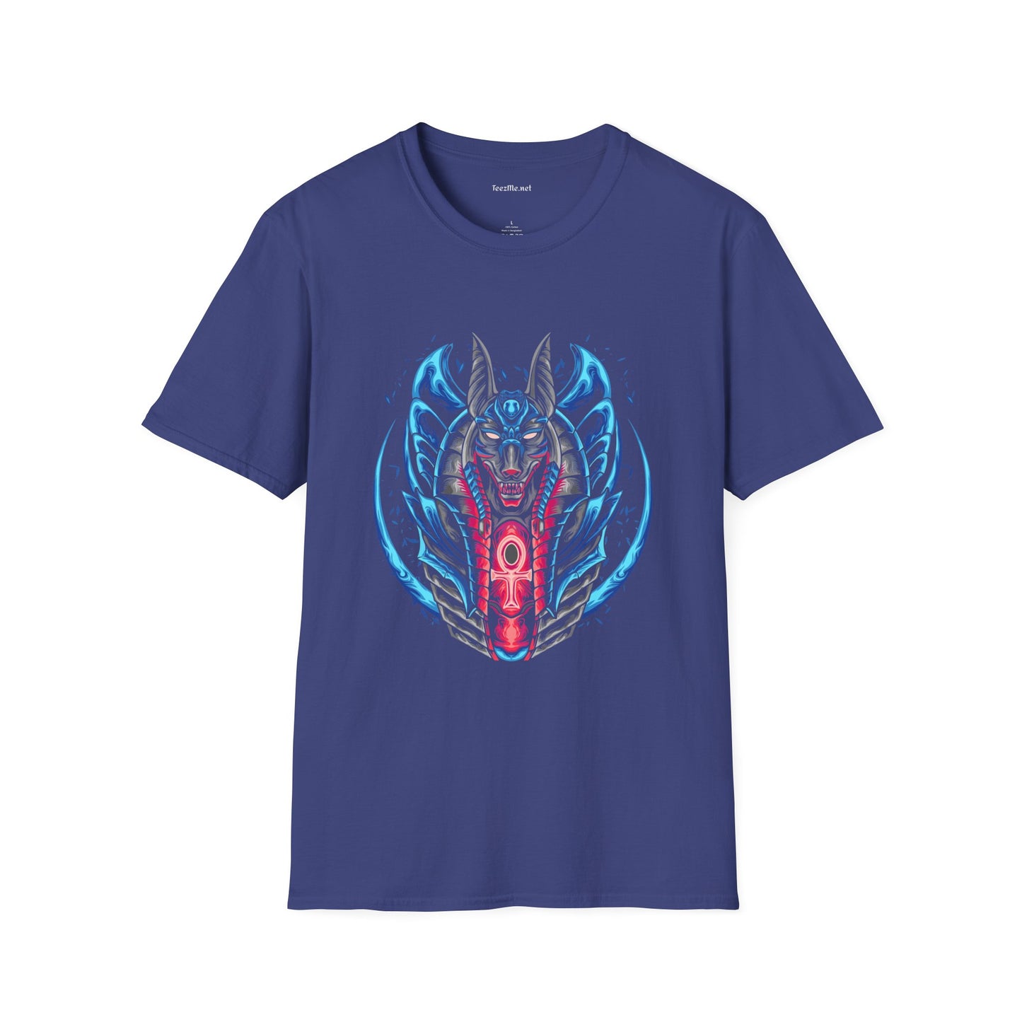 The Anubis Eqyptian Unisex Softstyle T-Shirt 100% Cotton