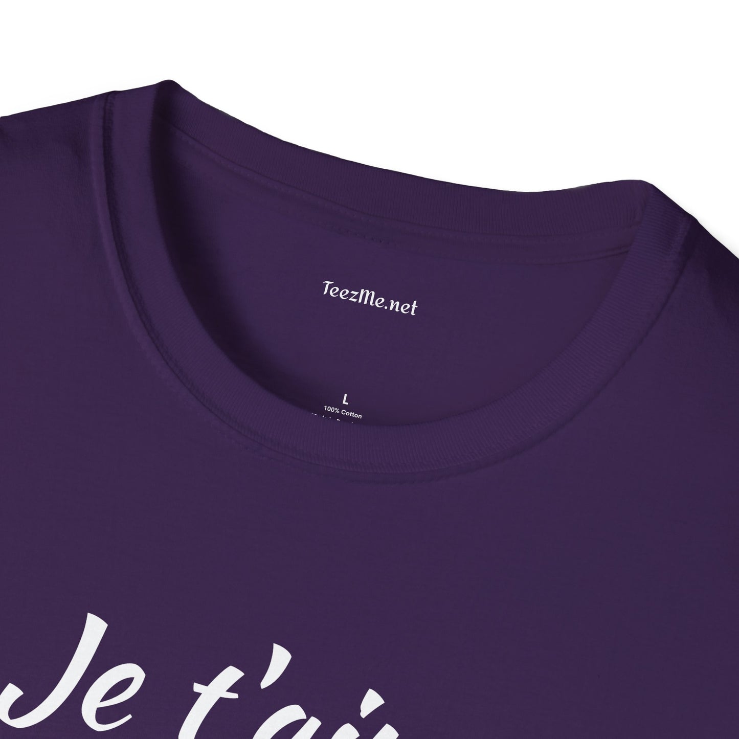 Je t'aime - Unisex Softstyle T-Shirt 100% Cotton Graphic