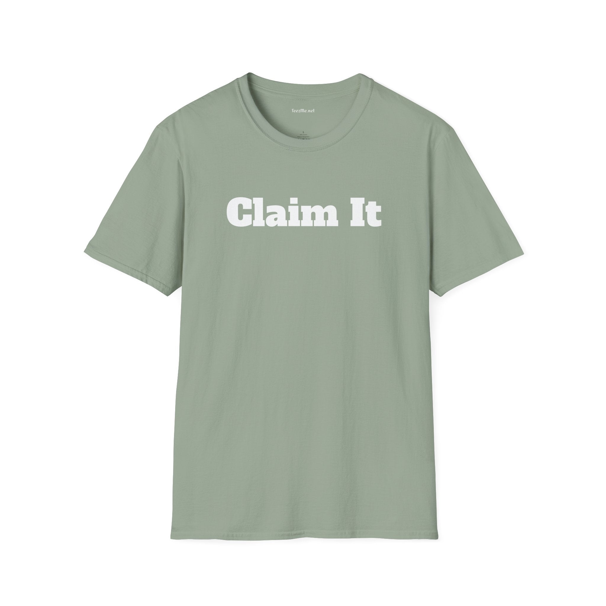 Claim It - Unisex Softstyle T-Shirt 100% Cotton Graphic