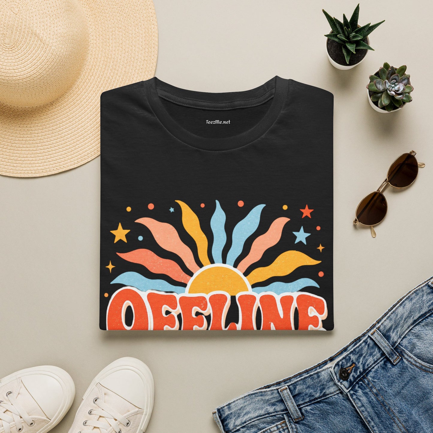 OFFLINE Do Not Disturb Unisex Softstyle T-Shirt 100% Cotton Graphic