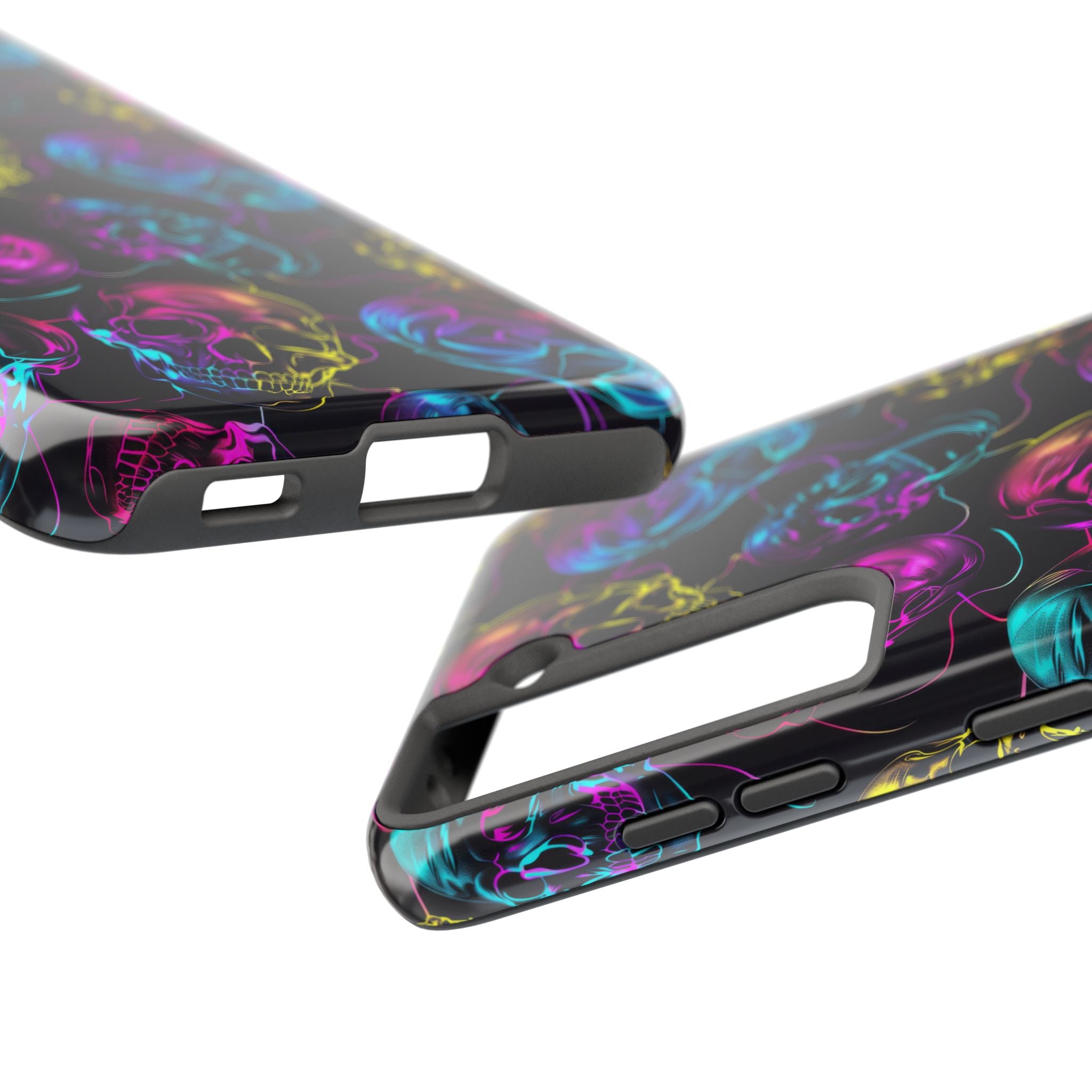Neon Skull Cell Phone Case Tough Phone Cases