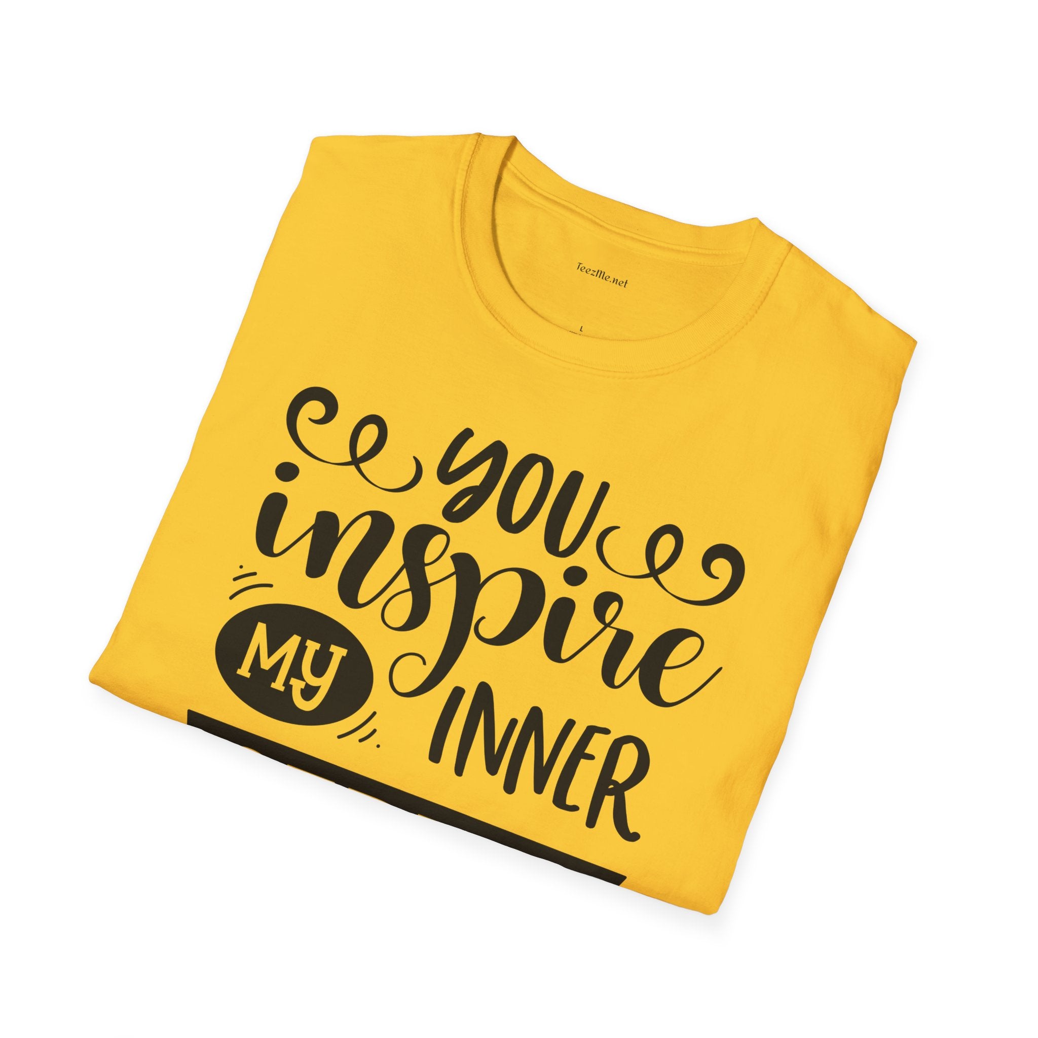 You inspire my inner serial  - Unisex Softstyle T-Shirt 100% Cotton Graphic