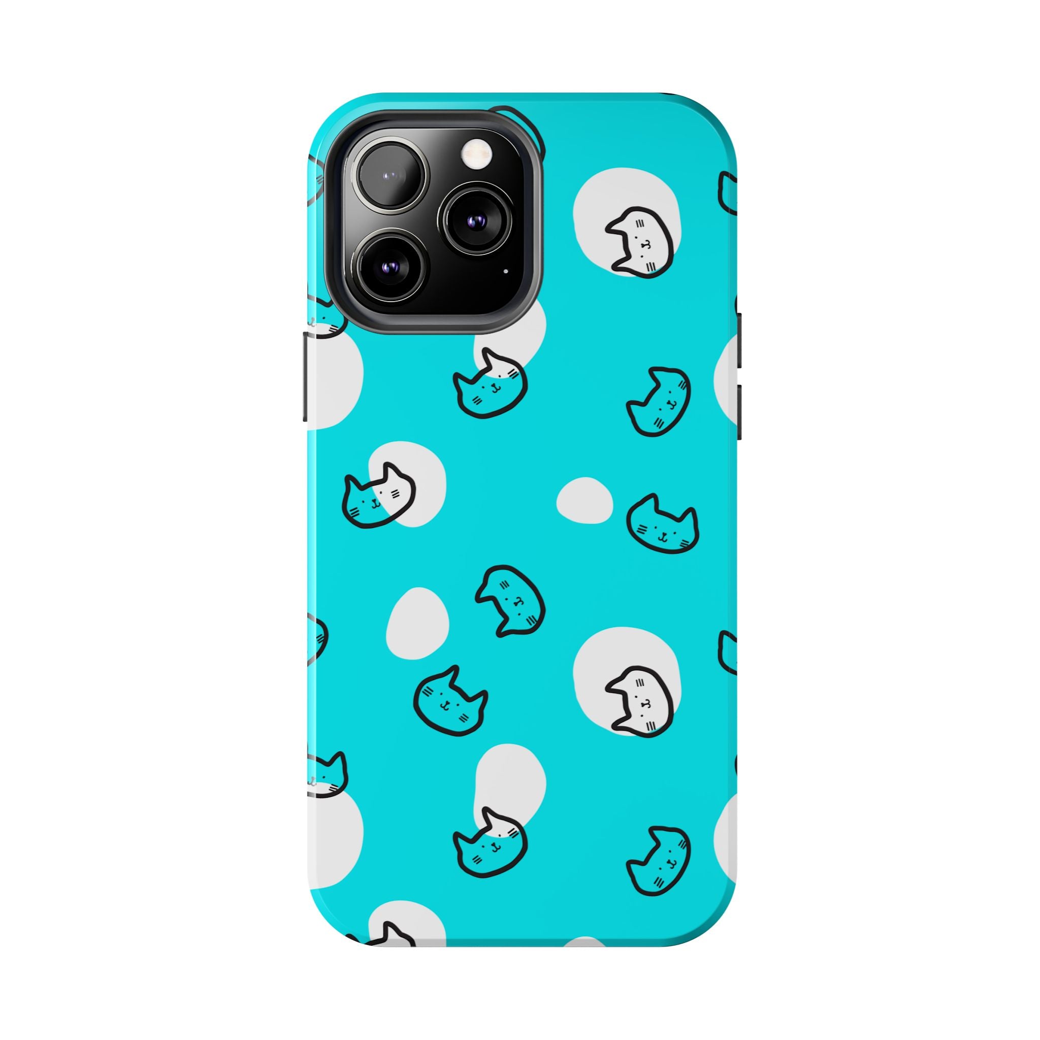 Cute Cat Pattern Cell Phone Case Tough Phone Cases