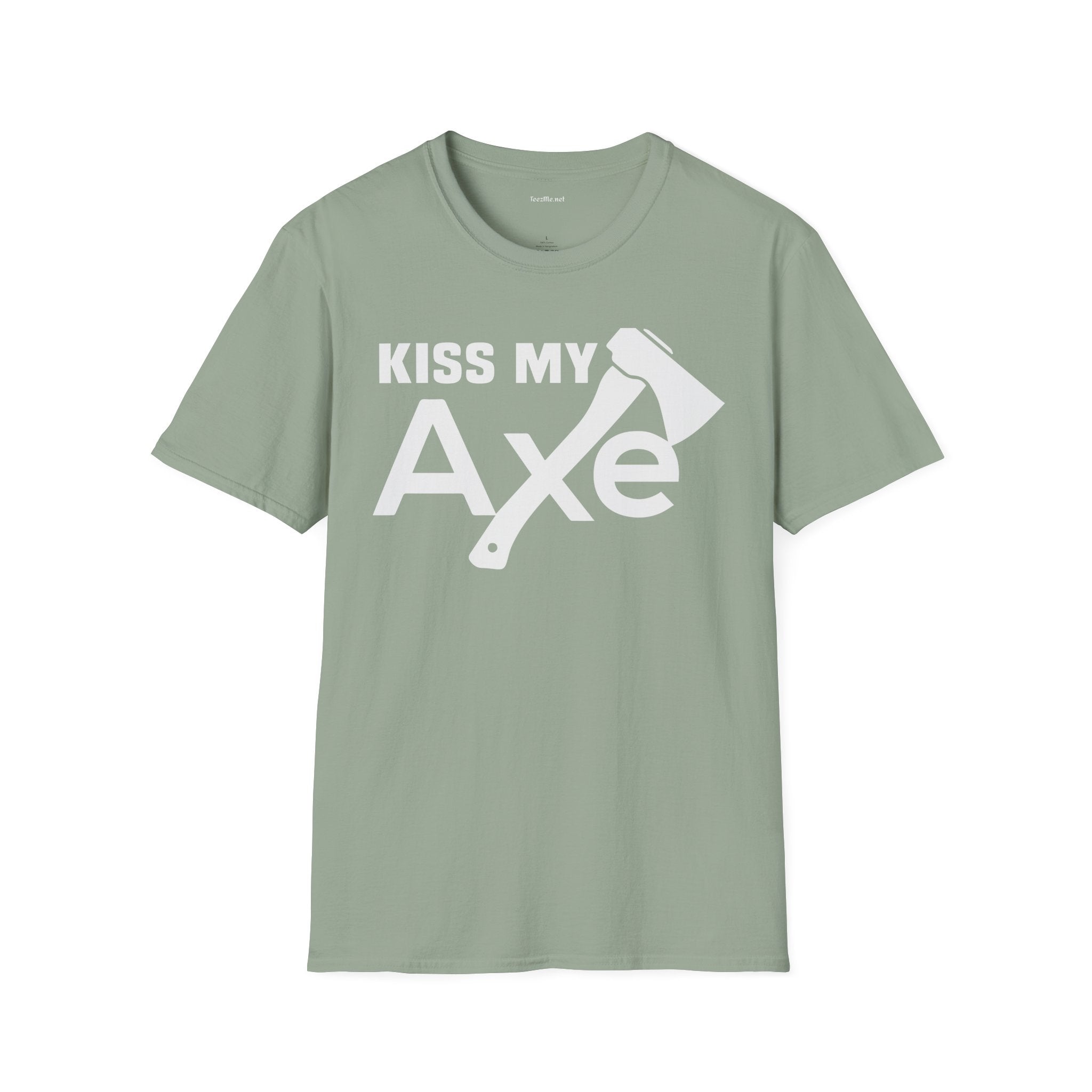 Kiss My Axe - Unisex Softstyle T-Shirt 100% Cotton Graphic