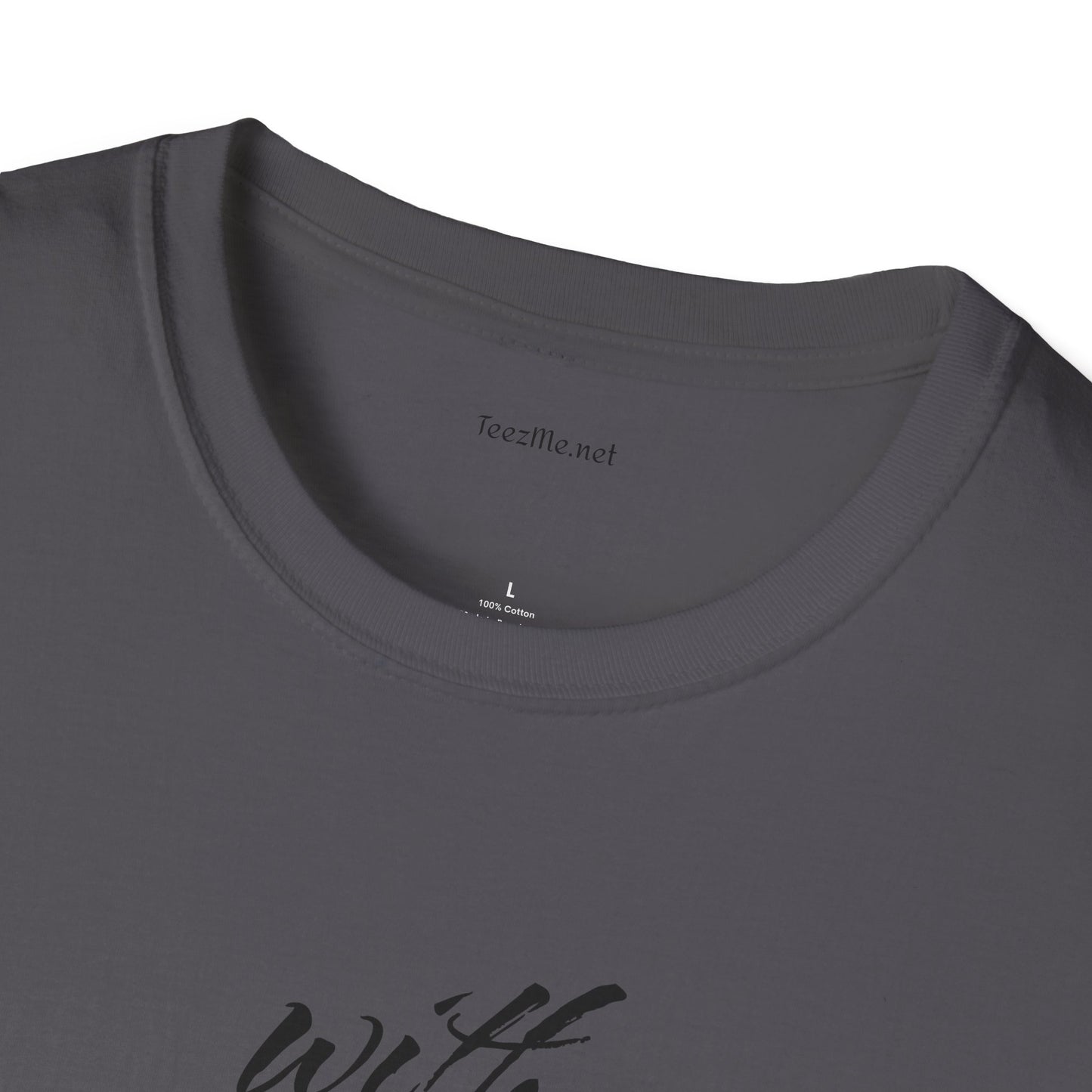 With or without you - Unisex Softstyle T-Shirt 100% Cotton Graphic