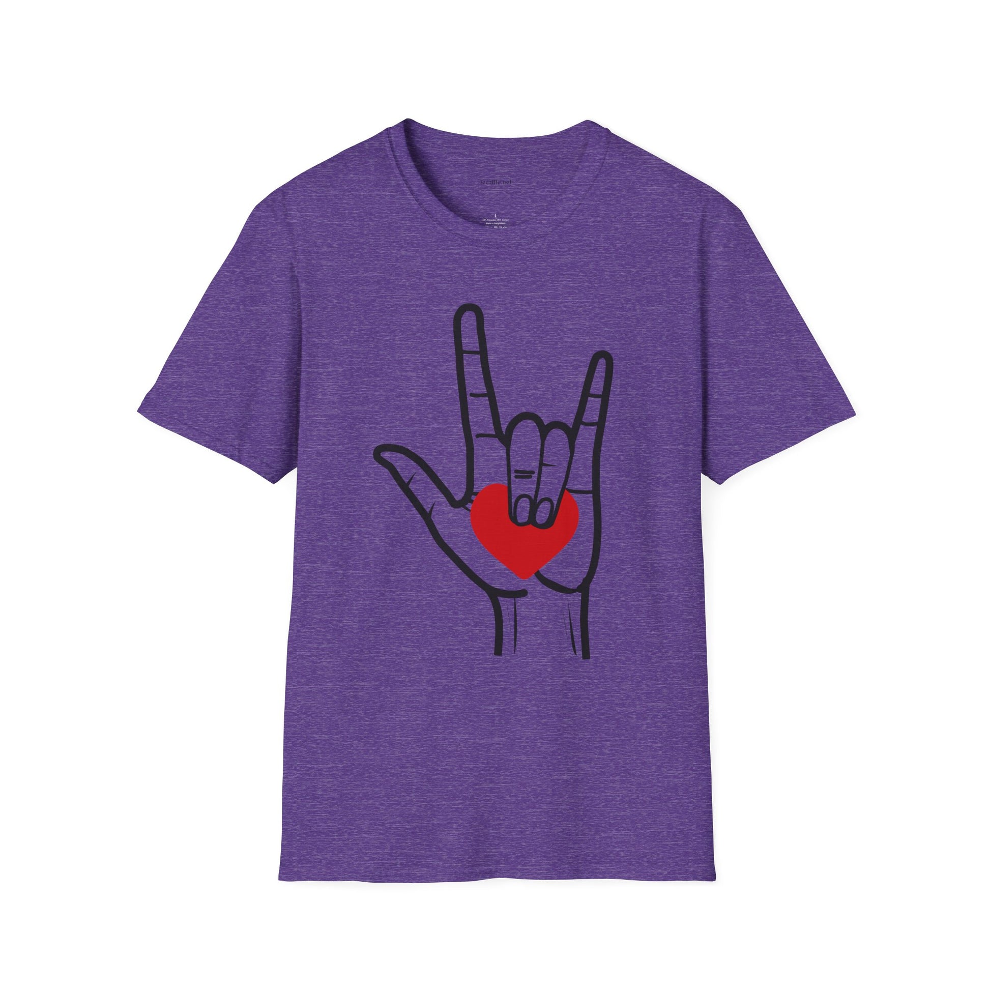 ASL Love  - Unisex Softstyle T-Shirt 100% Cotton Graphic
