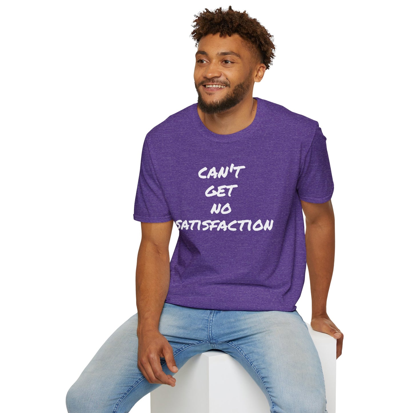 Can't get no satisfaction - Unisex Softstyle T-Shirt 100% Cotton Graphic