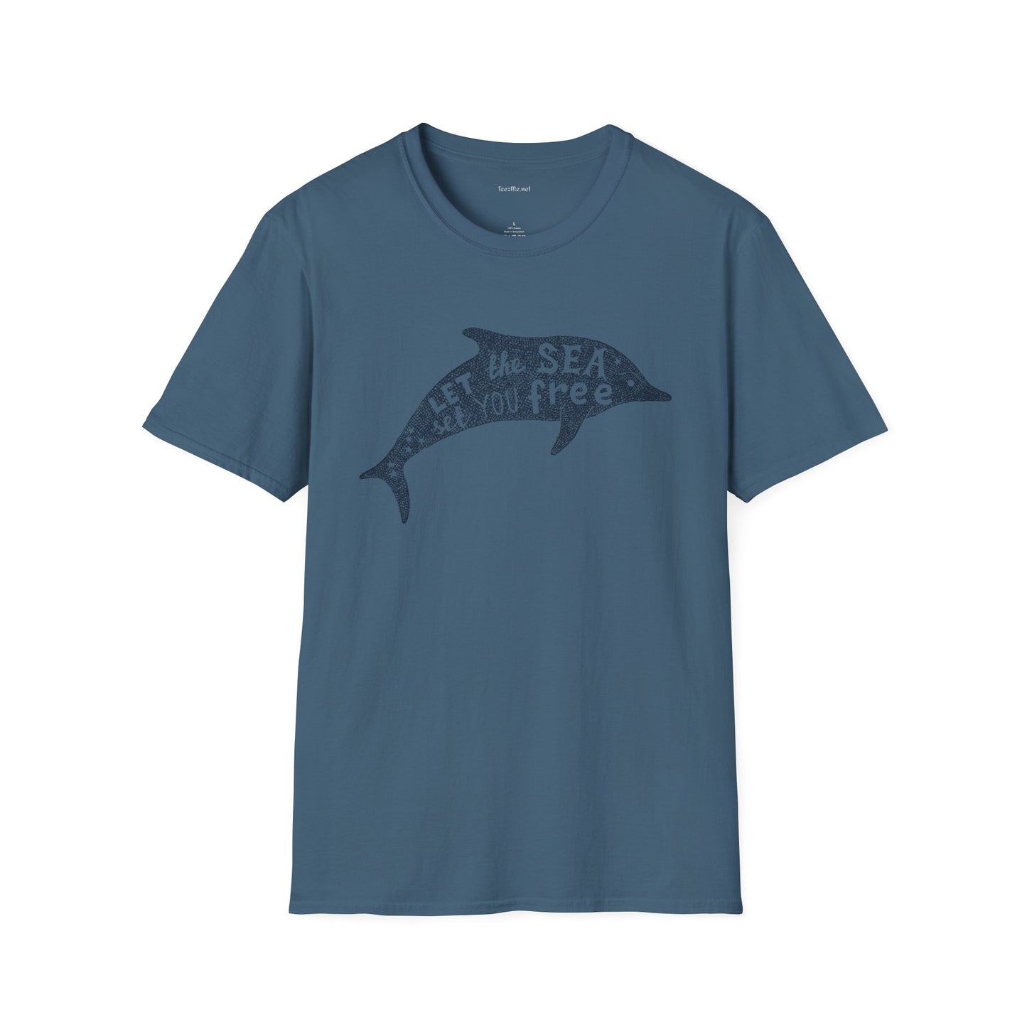 Let the sea - Unisex Softstyle T-Shirt 100% Cotton Graphic