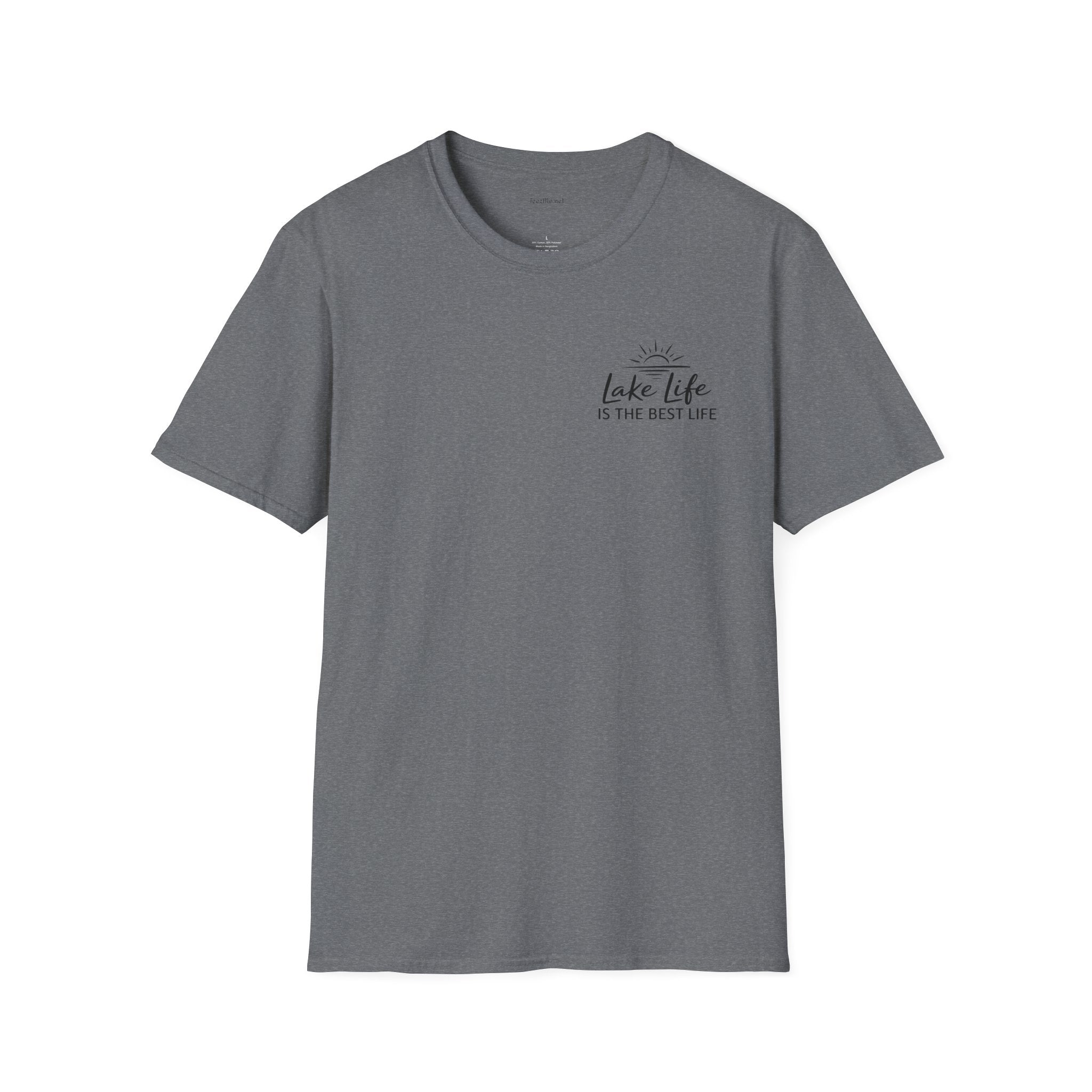 Lake Life Best Life  - Unisex Softstyle T-Shirt 100% Cotton Graphic