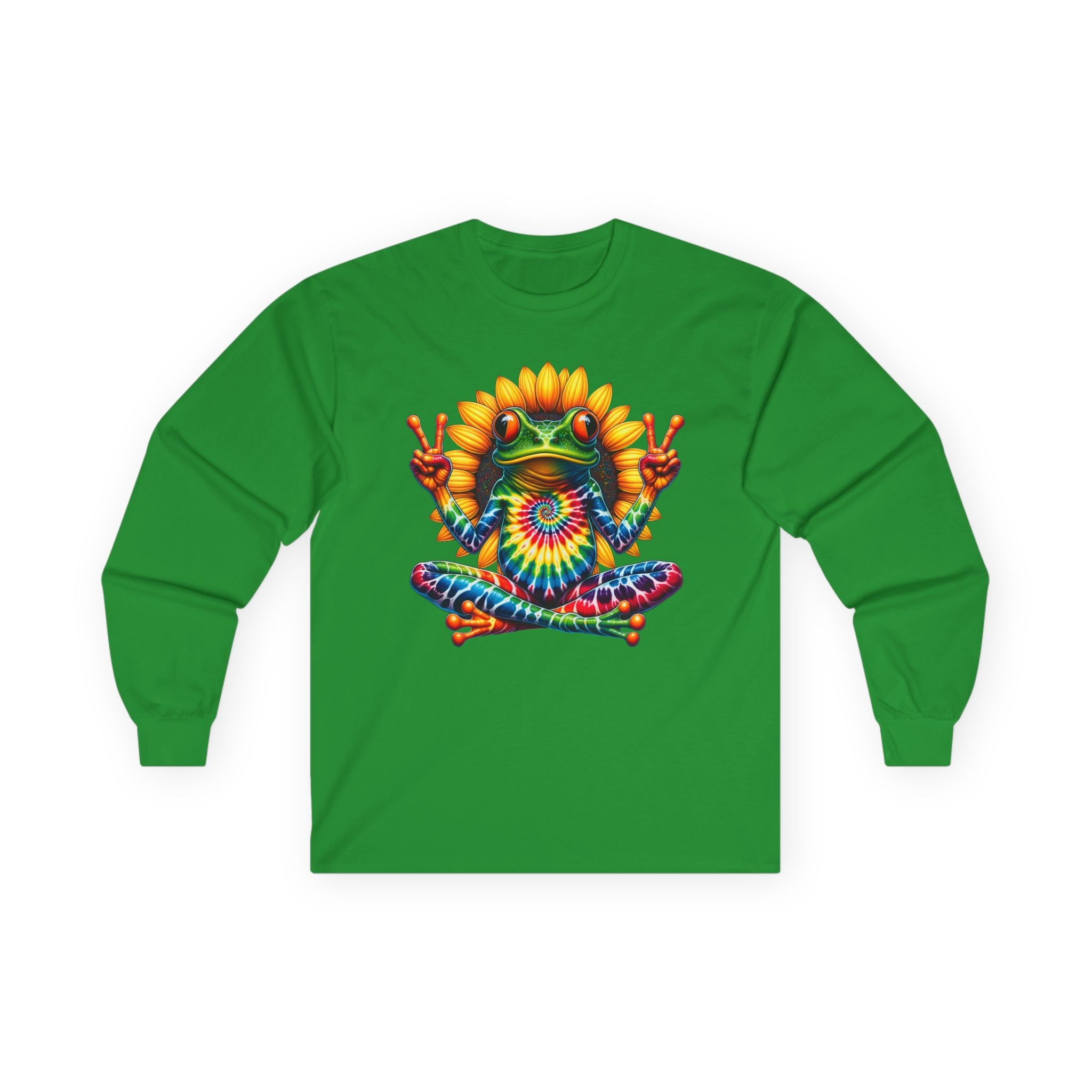 Peace Frog Tie-dye Unisex Ultra Cotton Long Sleeve Tee