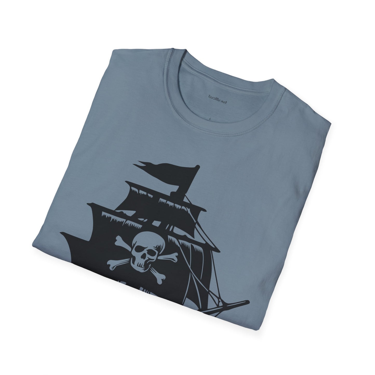 Pirate Ship  - Unisex Softstyle T-Shirt 100% Cotton Graphic