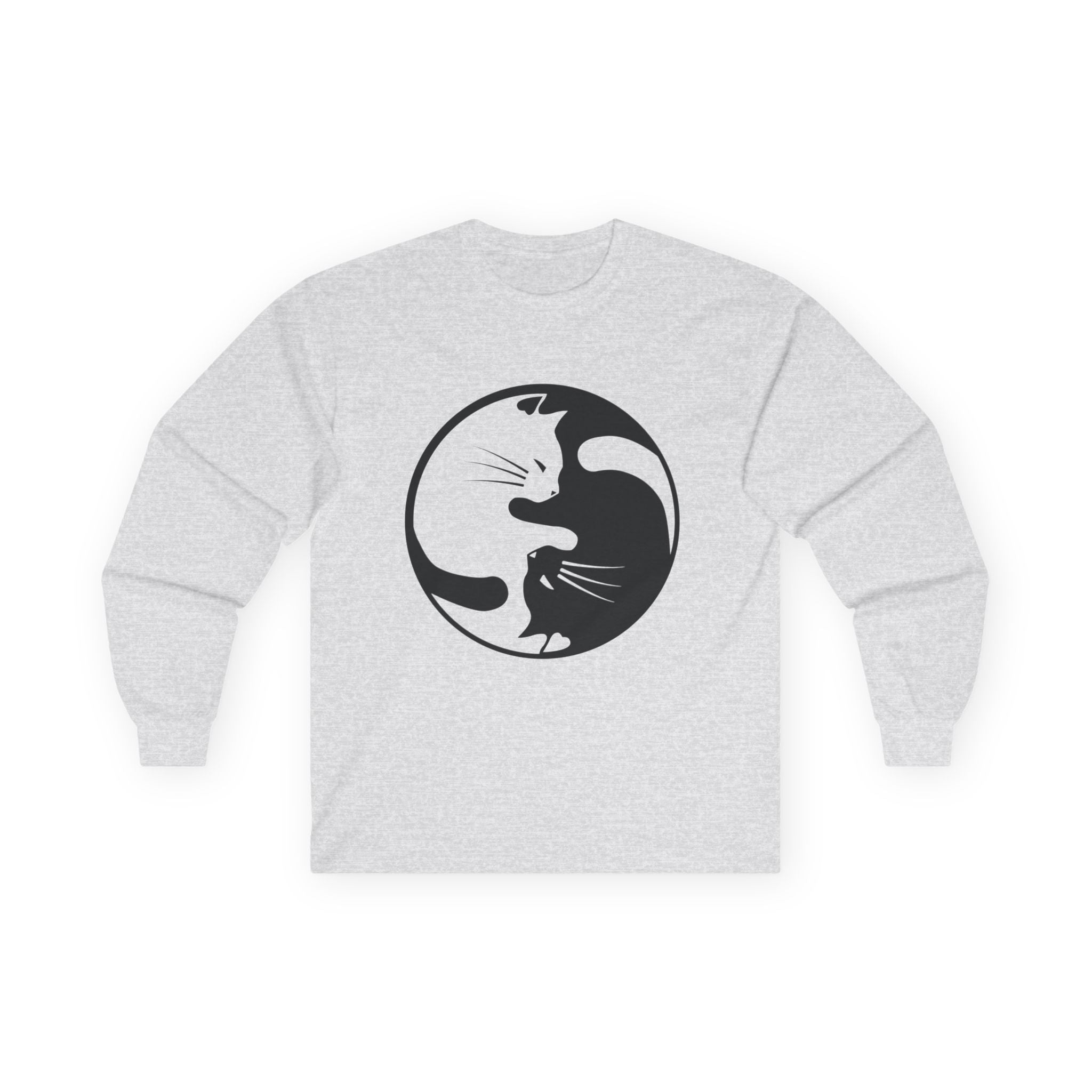 Yin Yang Cat04 Unisex Ultra Cotton Long Sleeve Tee