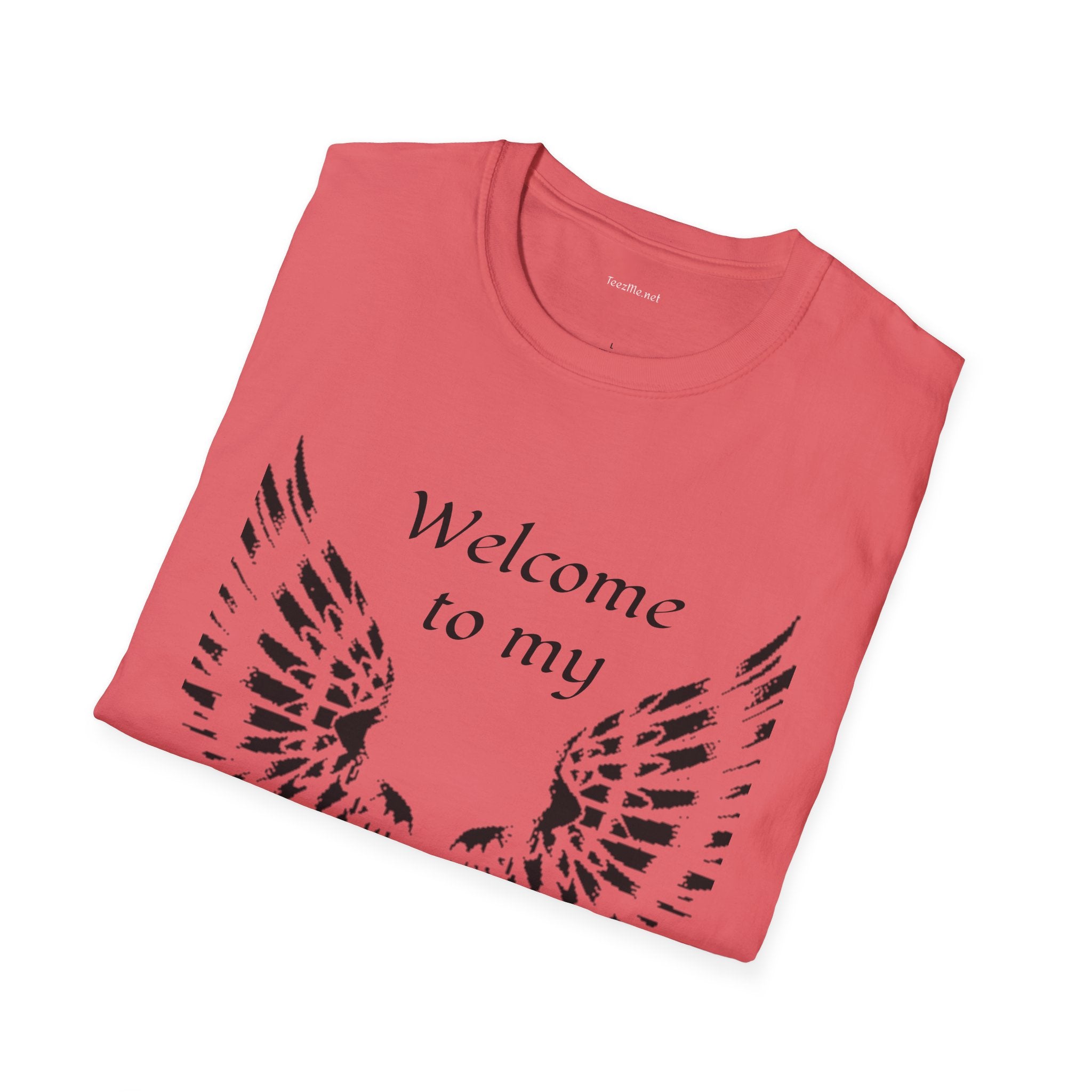 Welcome to my DARKSIDE - Unisex Softstyle T-Shirt 100% Cotton Graphic