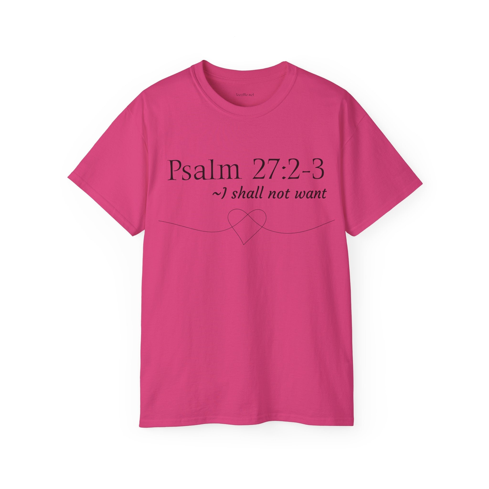 Psalm 27:2-3 - Unisex Ultra Cotton Tee