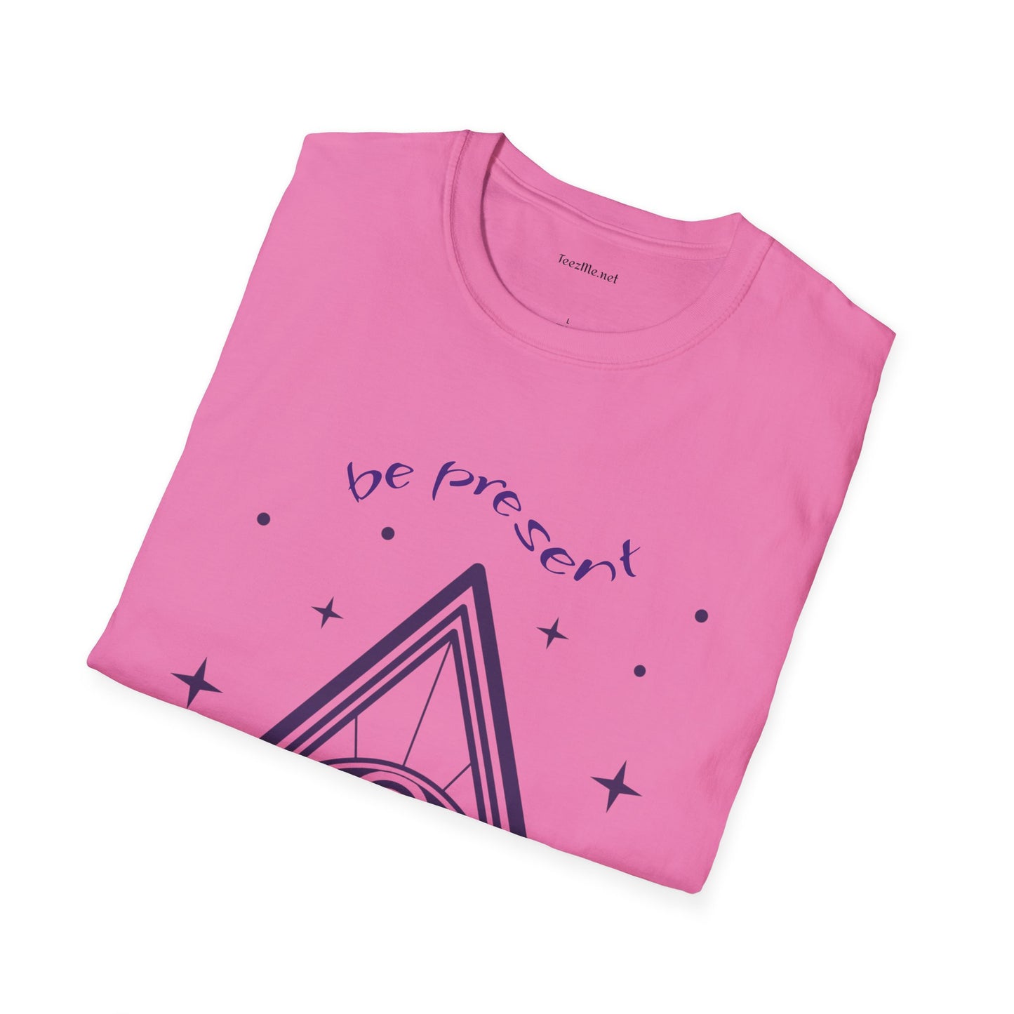 Be present (mystic sign) - Unisex Softstyle T-Shirt 100% Cotton Graphic