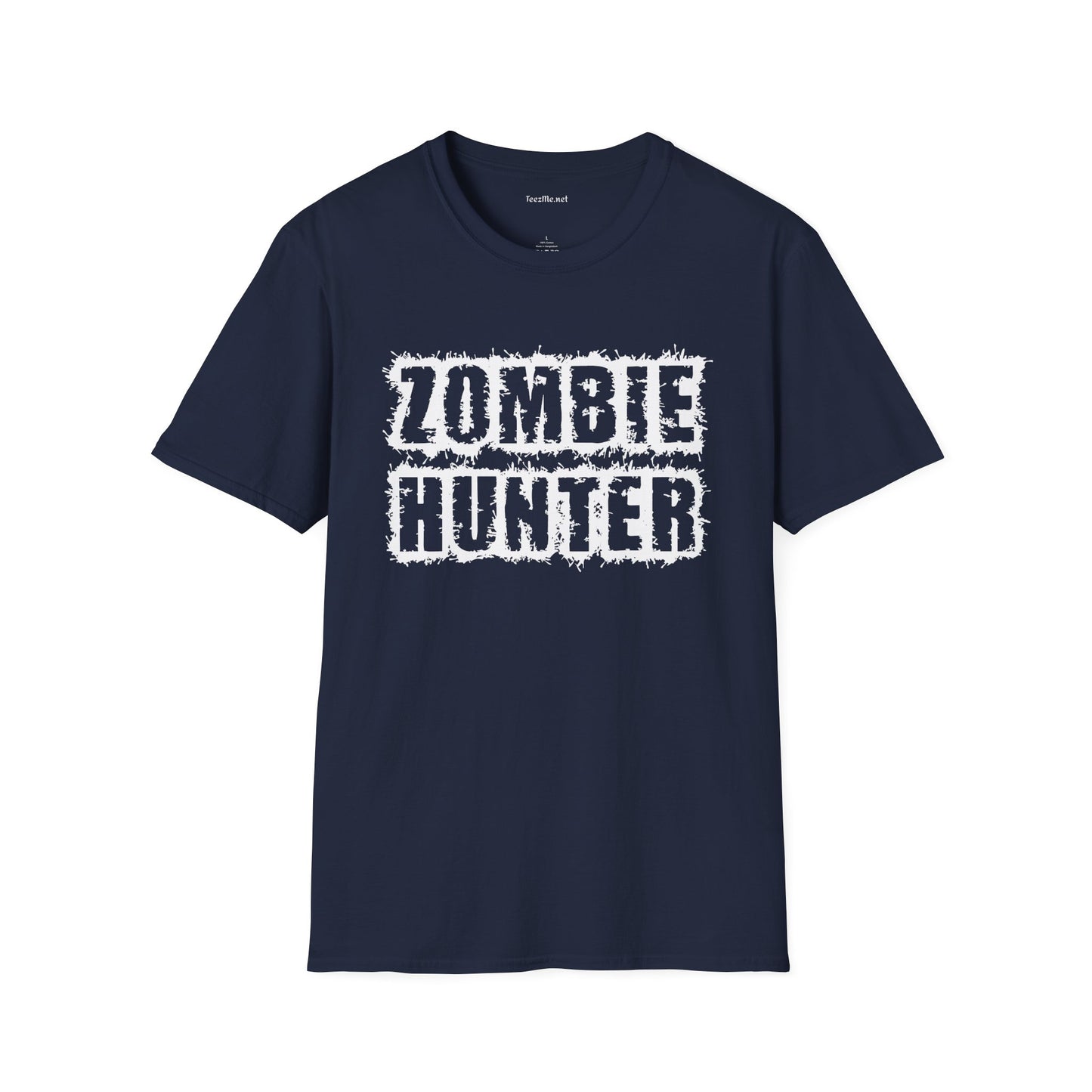 Zombie Hunter Unisex Softstyle T-Shirt 100% Cotton Graphic