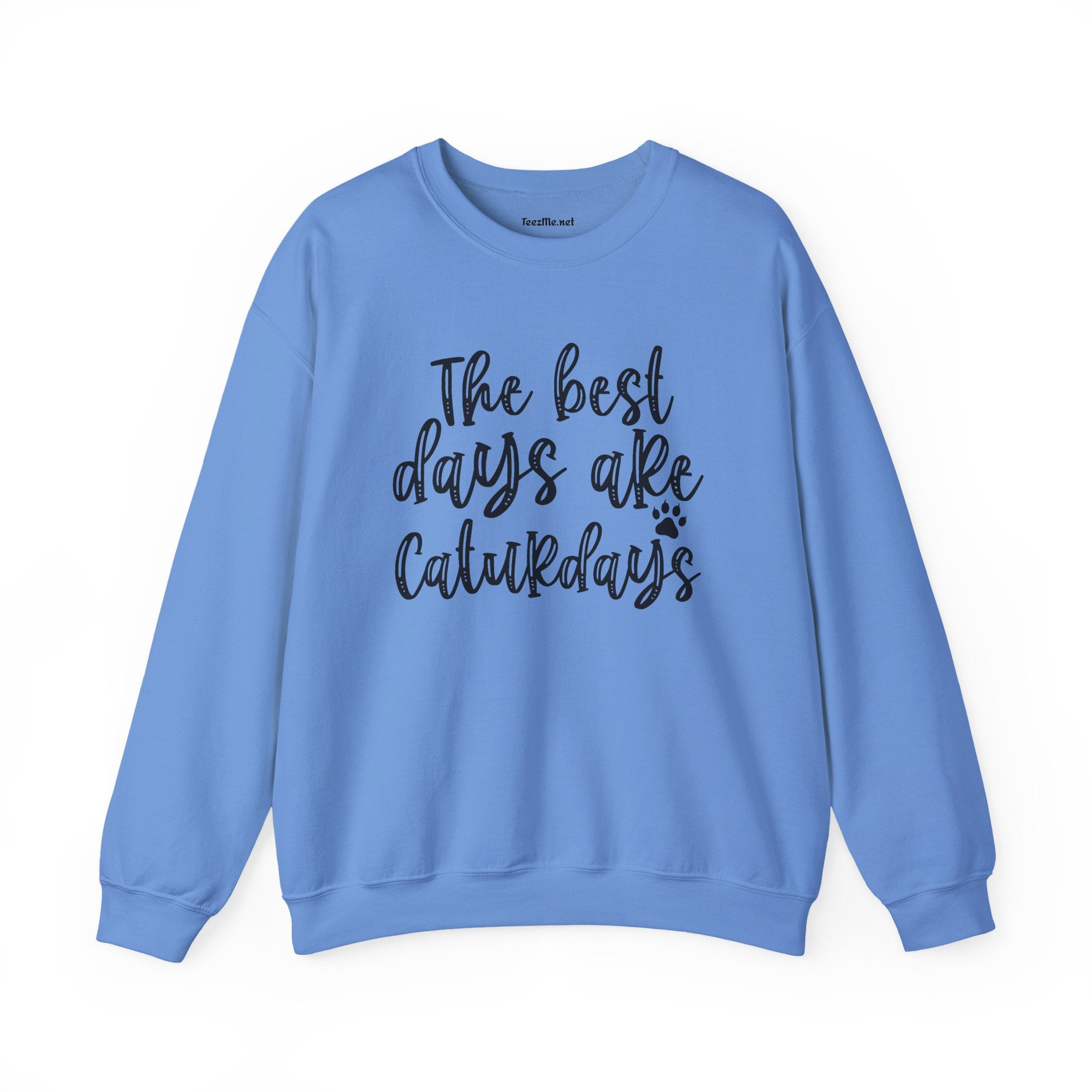 The best days are Caturdays Unisex Heavy Blend™ Crewneck Sweatshirt Graphic