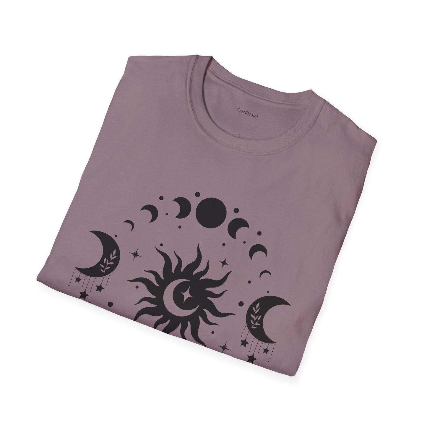 Sun and Moon  - Unisex Softstyle T-Shirt 100% Cotton Graphic