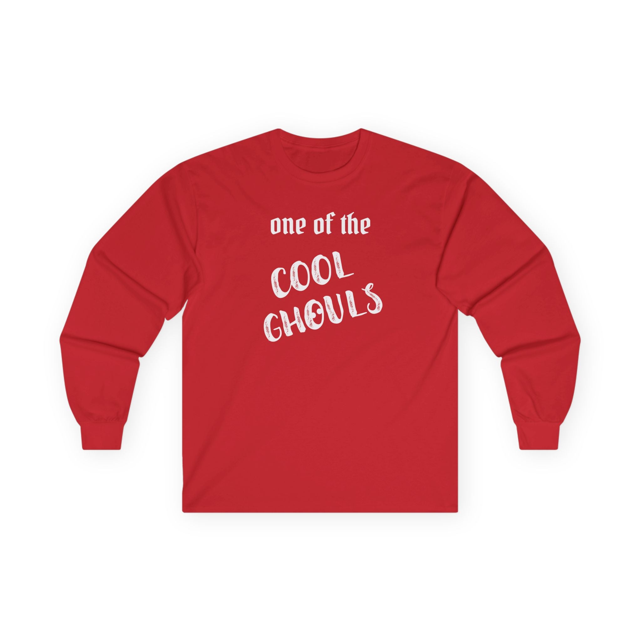 one of the Cool Ghouls Unisex Ultra Cotton Long Sleeve Tee