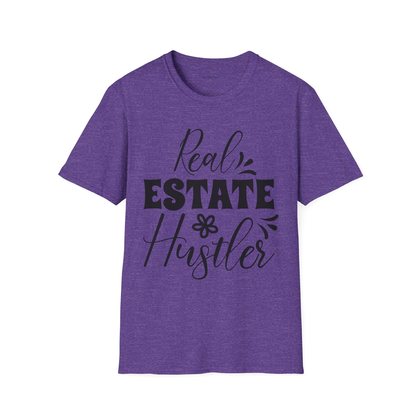 Real Estate Hustler Unisex Soft Style T-Shirt 100% Cotton Graphic