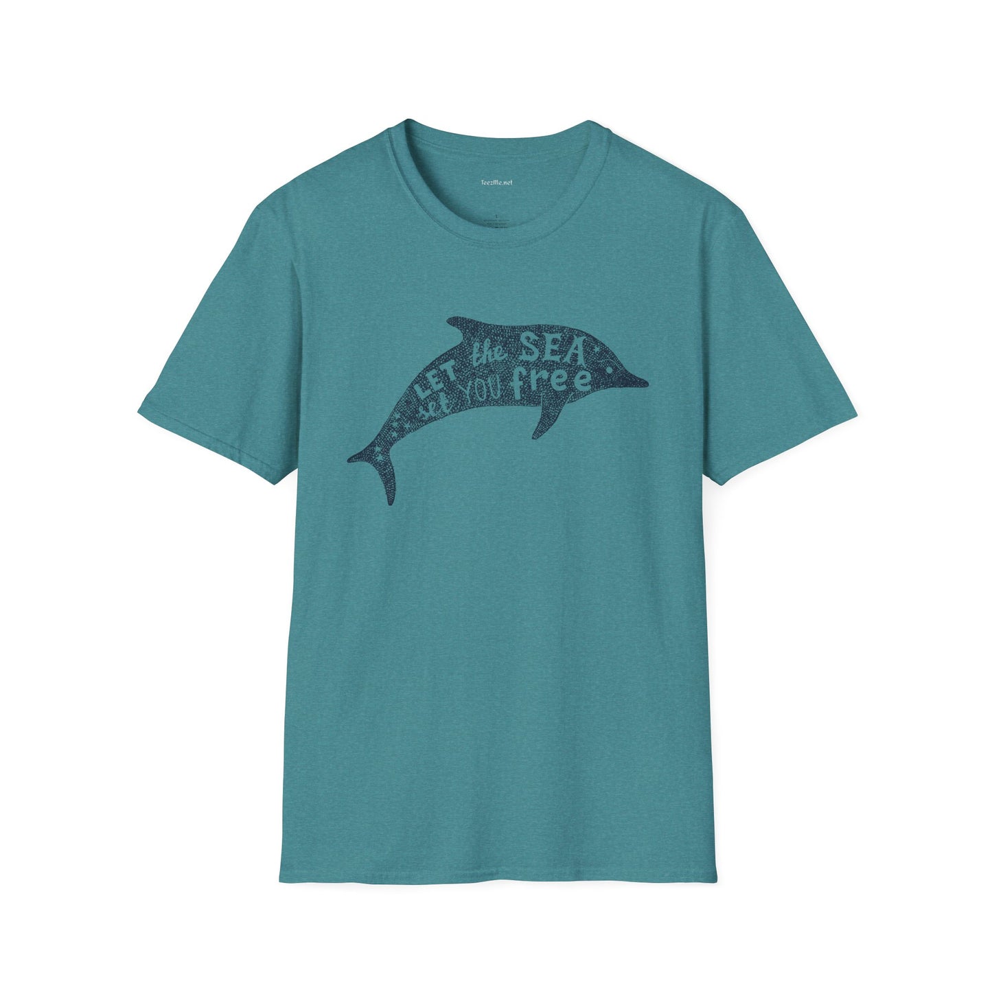 Let the sea - Unisex Softstyle T-Shirt 100% Cotton Graphic