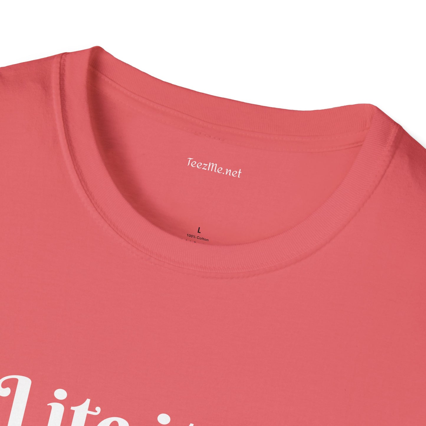 Lite it up - Unisex Softstyle T-Shirt 100% Cotton Graphic