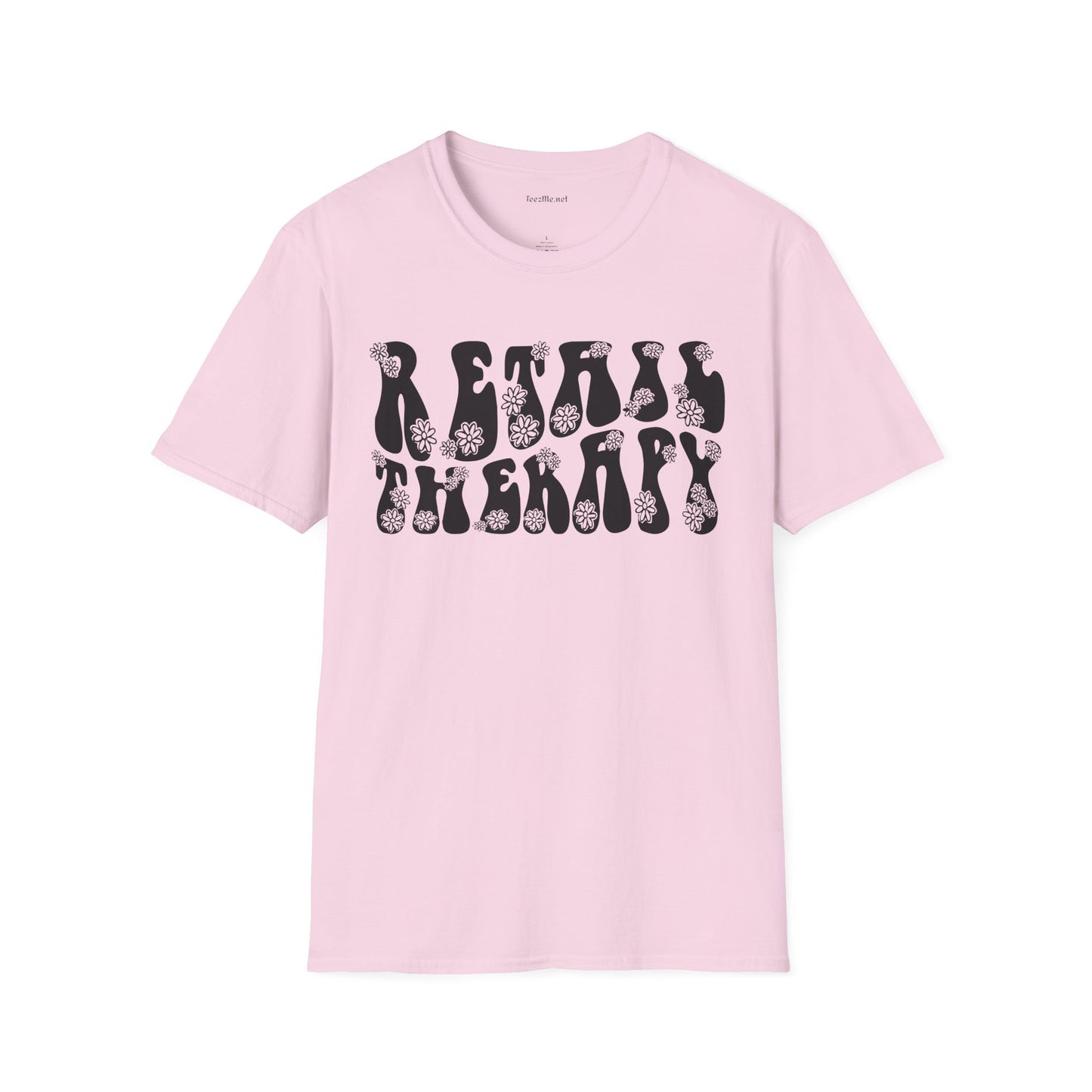 Retail Therapy Retro Unisex Softstyle T-Shirt 100% Cotton Graphic