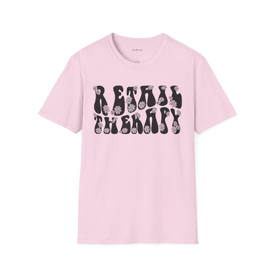 Retail Therapy Retro Unisex Softstyle T-Shirt 100% Cotton Graphic