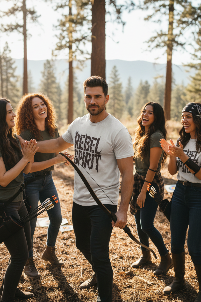 Rebel Spirit T-Shirt — Edgy Graphic Tee for Bold Women & Teens