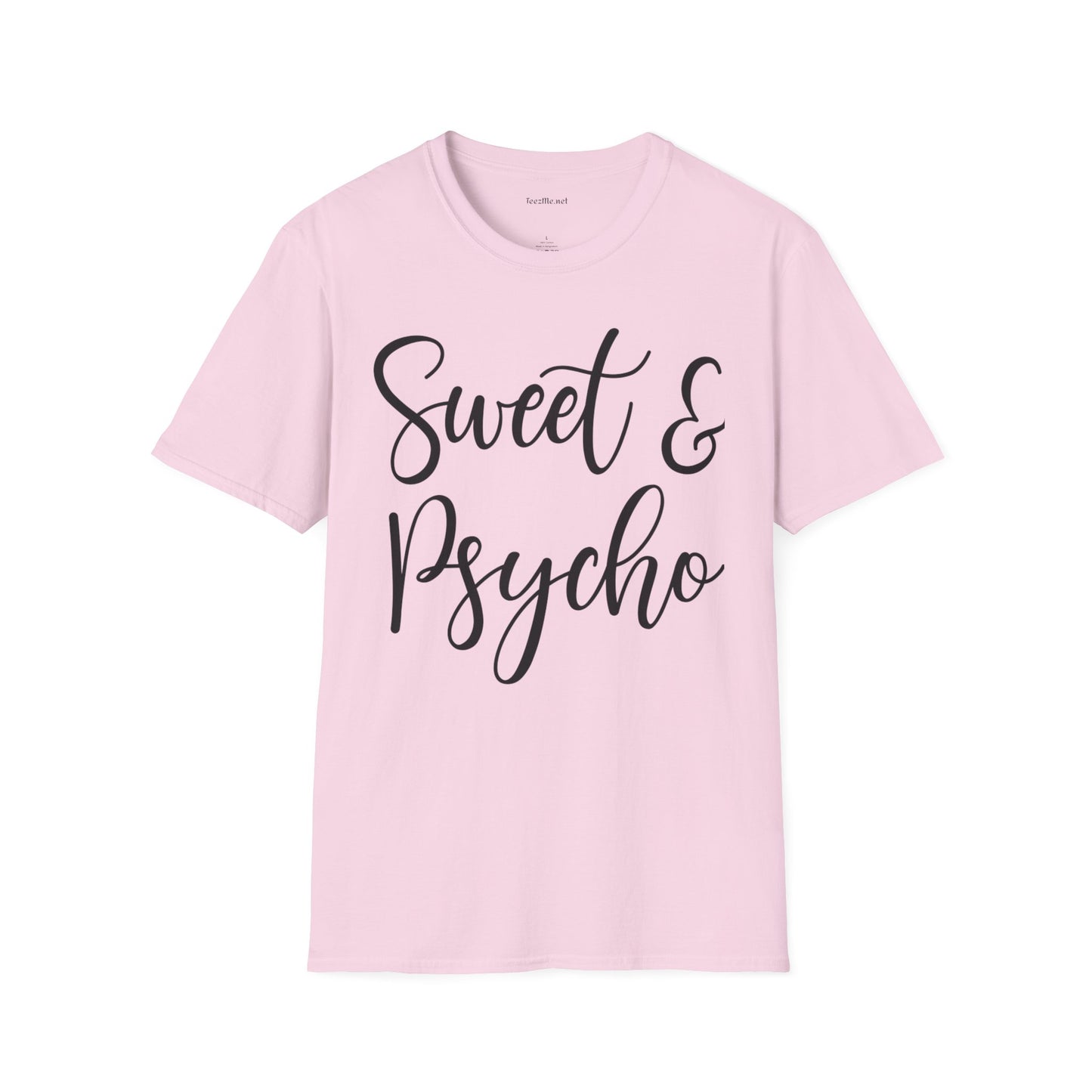 Sweet & Psycho Unisex Softstyle T-Shirt 100% Cotton