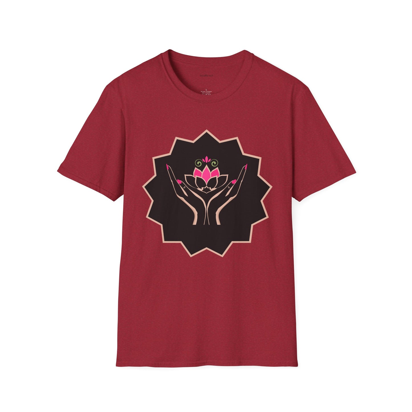 Pink Lotus - Unisex Softstyle T-Shirt 100% Cotton Graphic