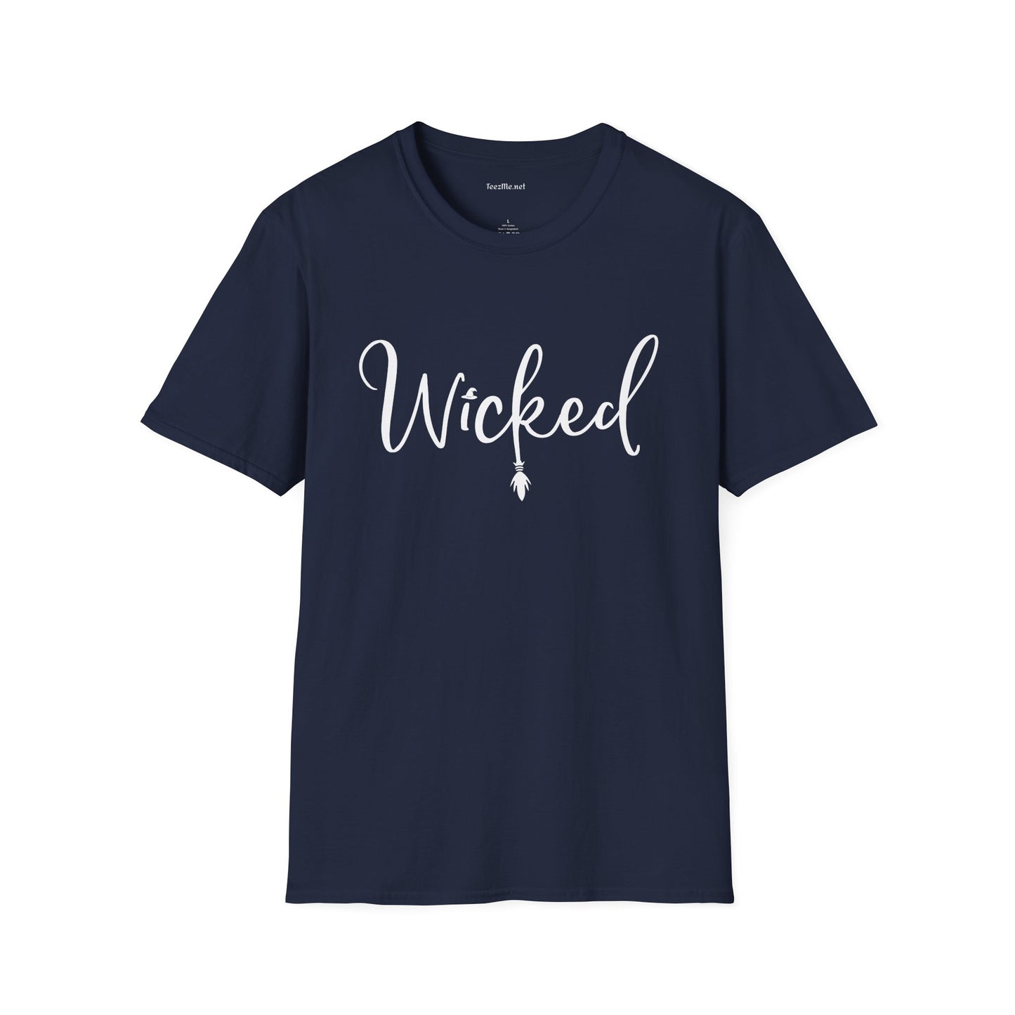 Wicked (white) Unisex SoftStyle T-Shirt 100% Cotton Graphic