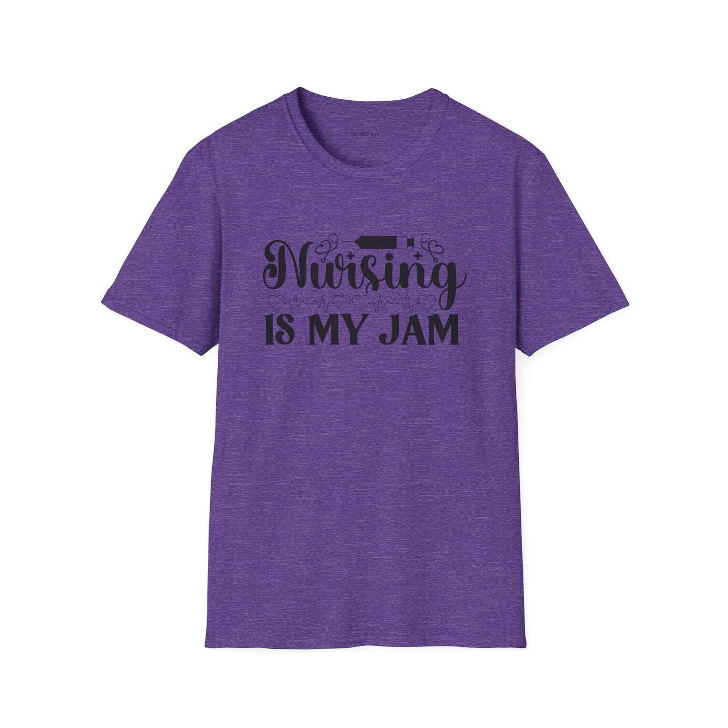Nursing is my Jam Unisex Softstyle T-Shirt 100% Cotton Graphic