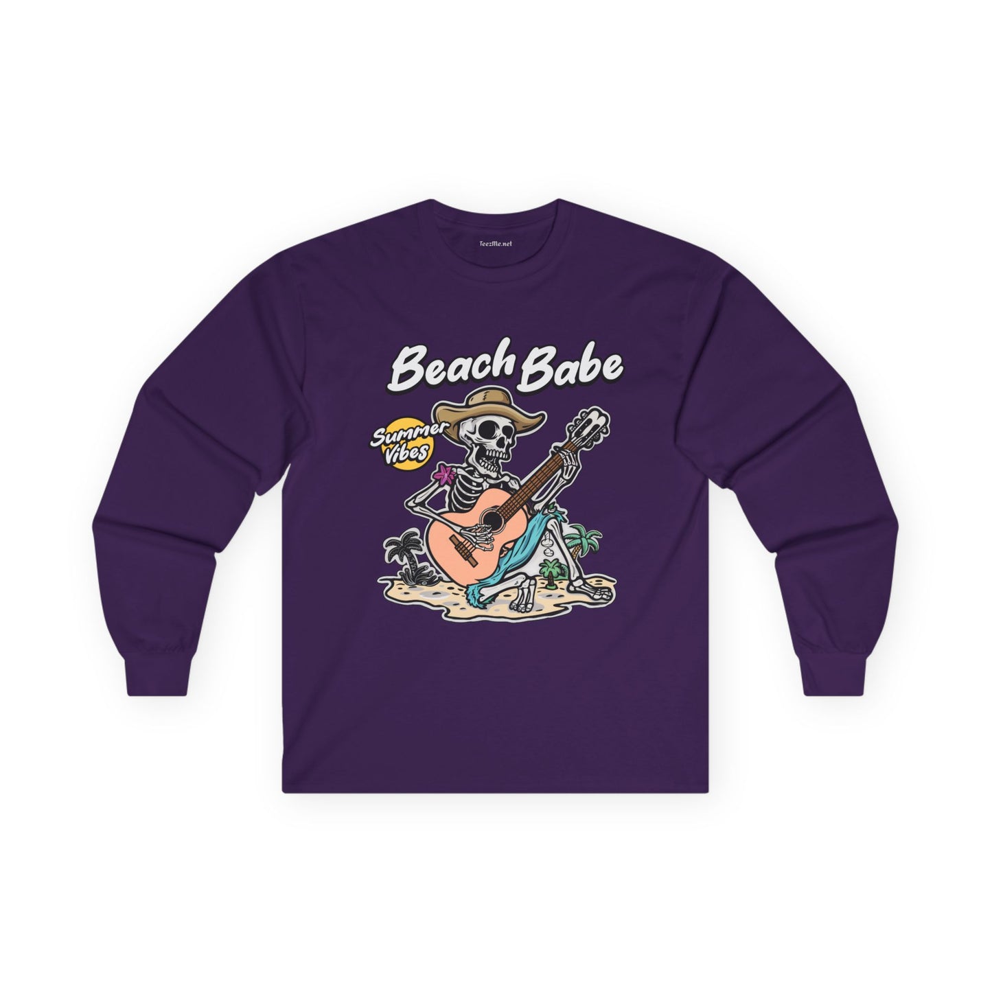 Beach Babe Guitar Unisex Ultra Cotton Long Sleeve Tee