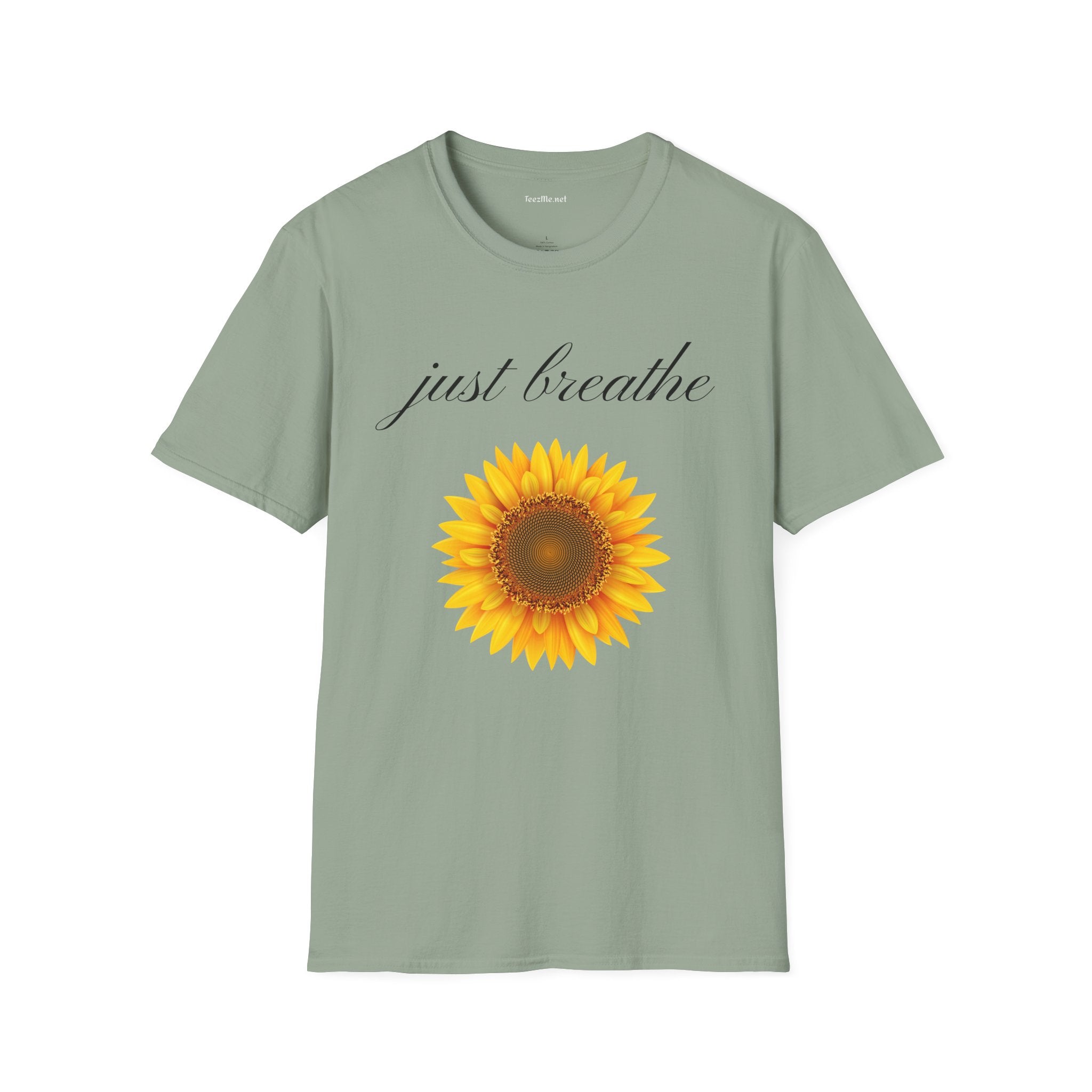 Just breathe - Unisex Softstyle T-Shirt 100% Cotton Graphic