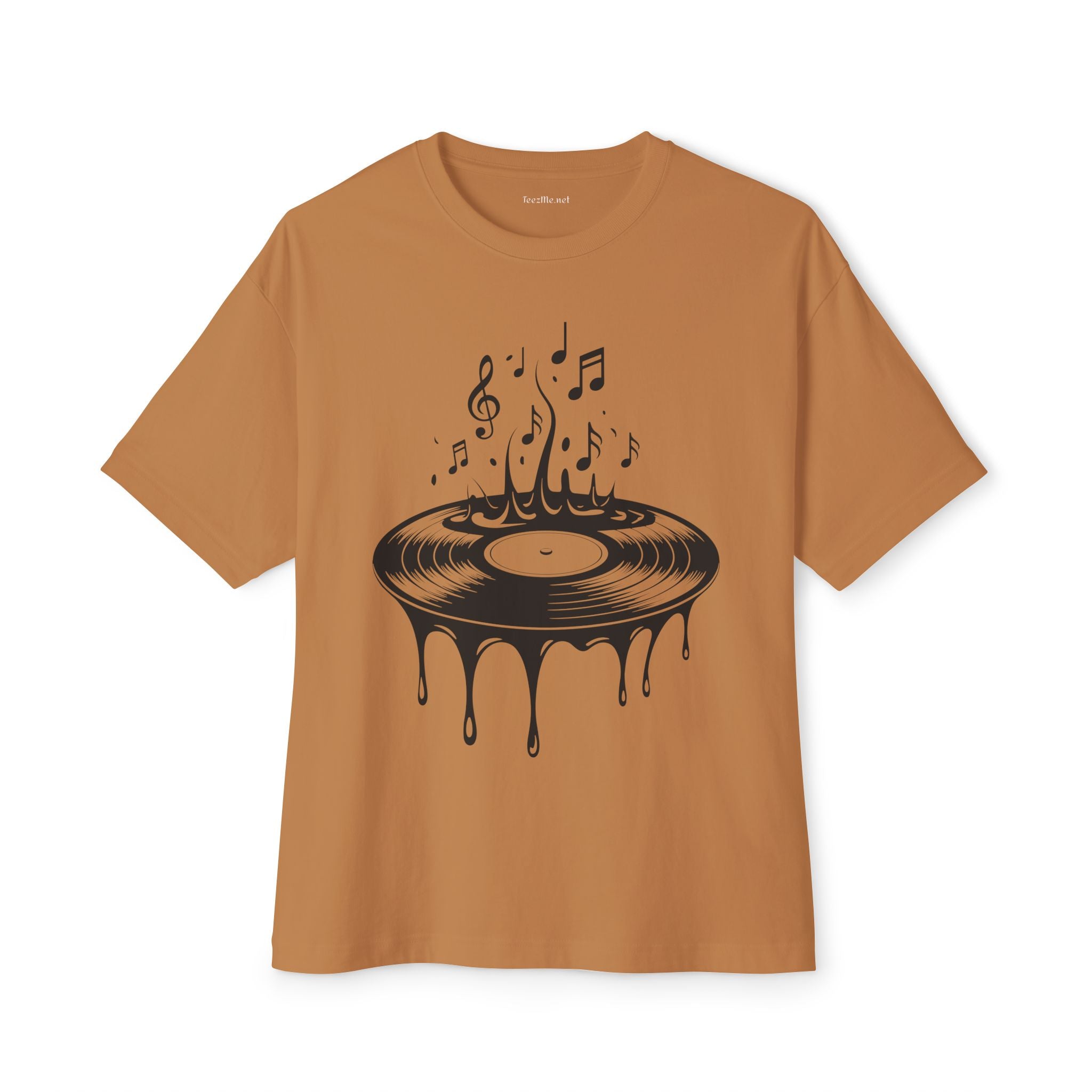 Spinning Vinyl (1) Unisex Oversized Boxy Tee