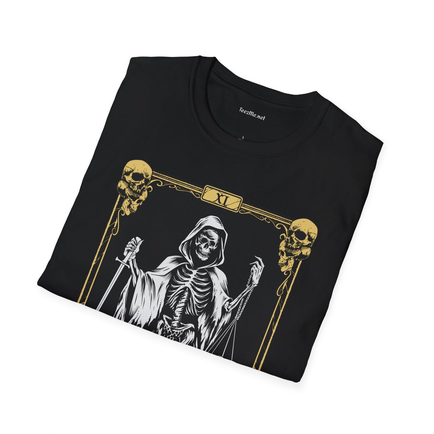 Justice Tarot Unisex SoftStyle T-Shirt 100% Cotton Graphic