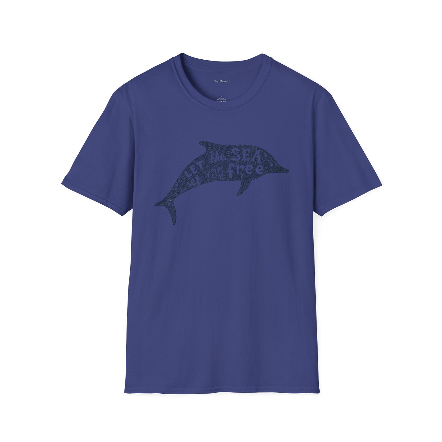 Let the sea - Unisex Softstyle T-Shirt 100% Cotton Graphic