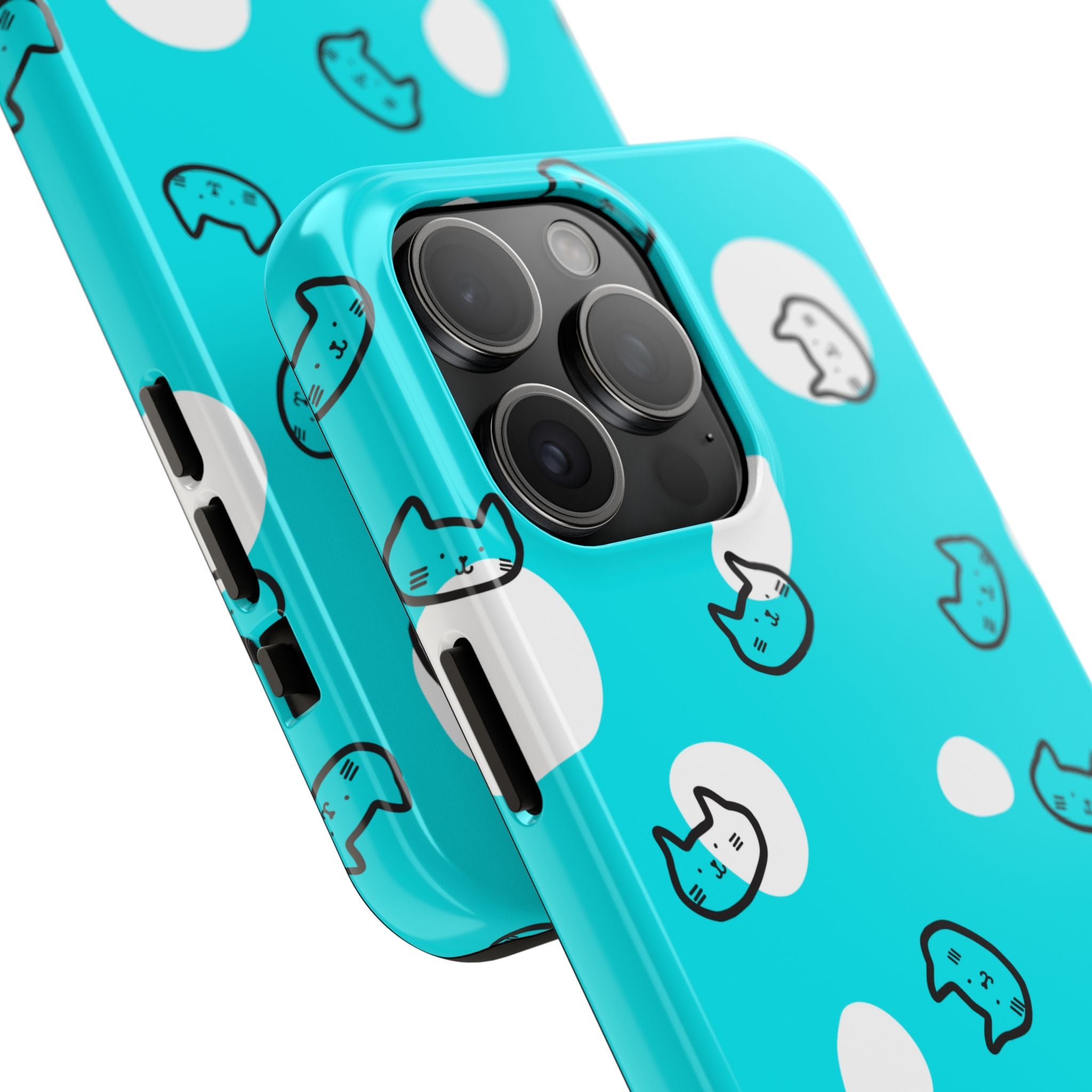 Cute Cat Pattern Cell Phone Case Tough Phone Cases