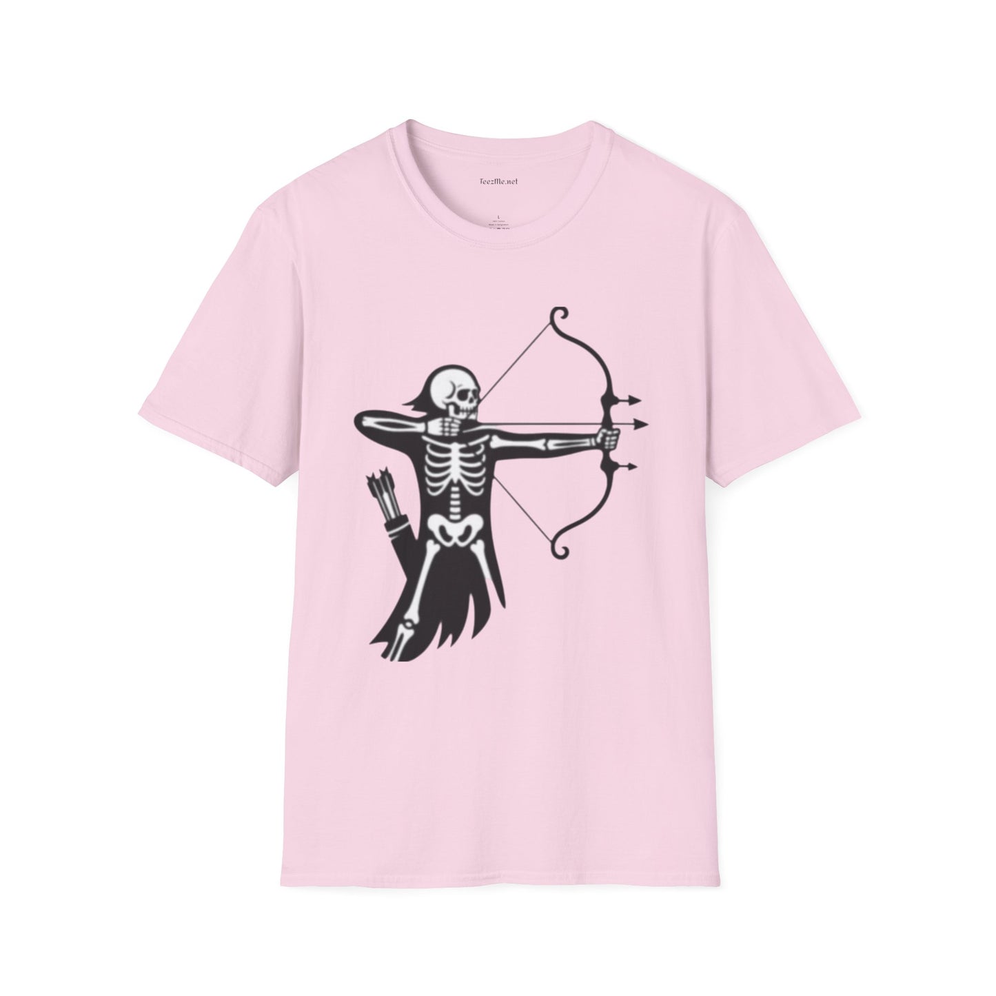 Skeleton Archer Unisex Softstyle T-Shirt 100% Cotton Graphic