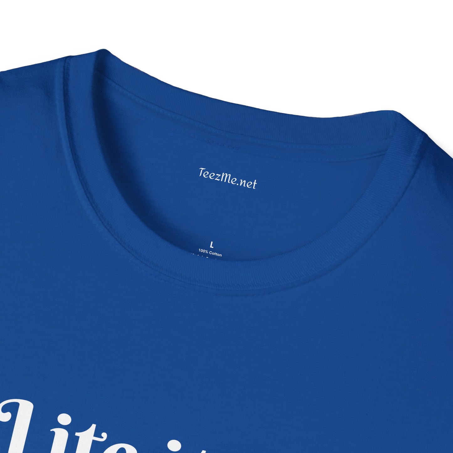 Lite it up - Unisex Softstyle T-Shirt 100% Cotton Graphic