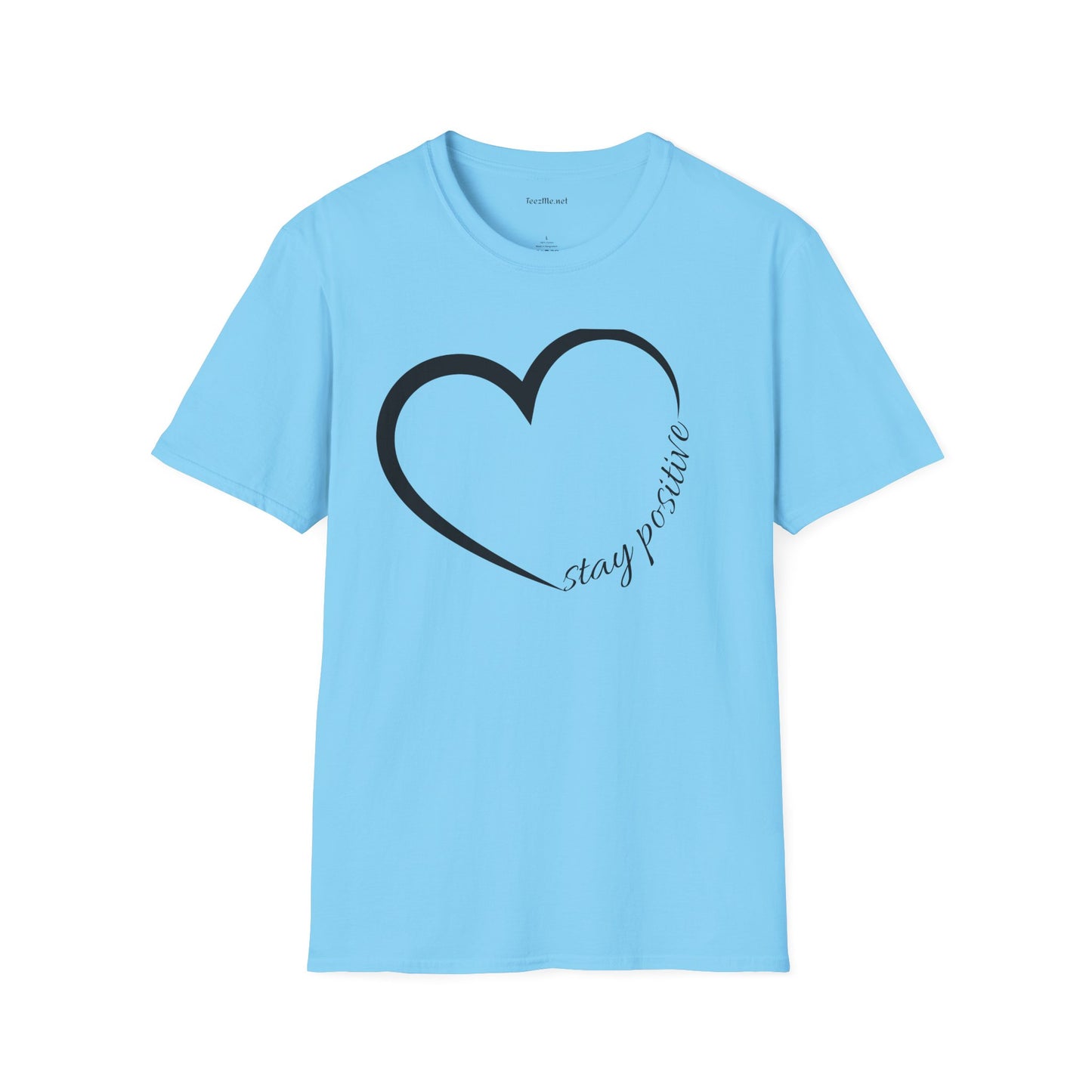 Stay Positive Unisex Softstyle T-Shirt 100% Cotton Graphic