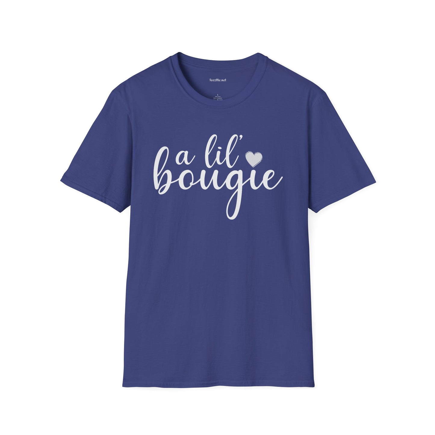 A lil bougie Unisex Softstyle T-Shirt 100% Cotton Graphic