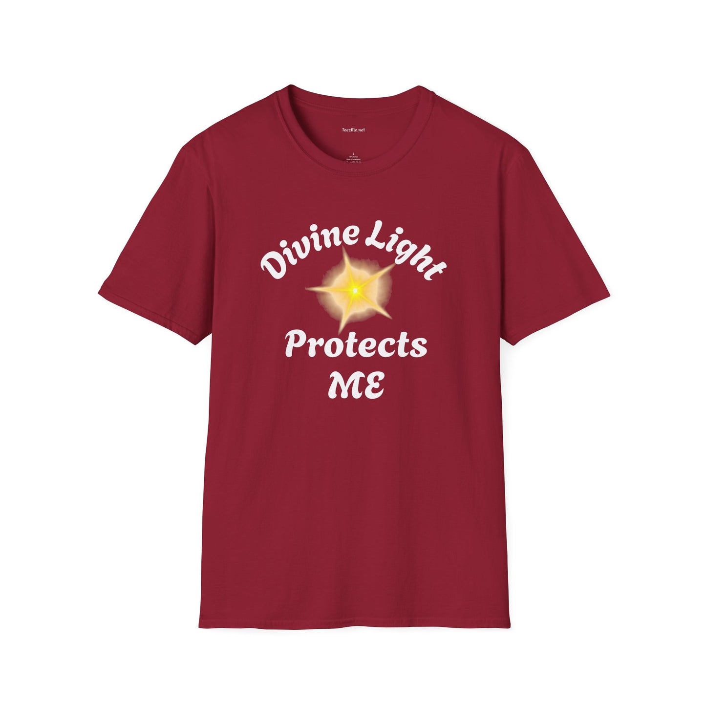 Divine Light Protects ME - Unisex Softstyle T-Shirt 100% Cotton Graphic